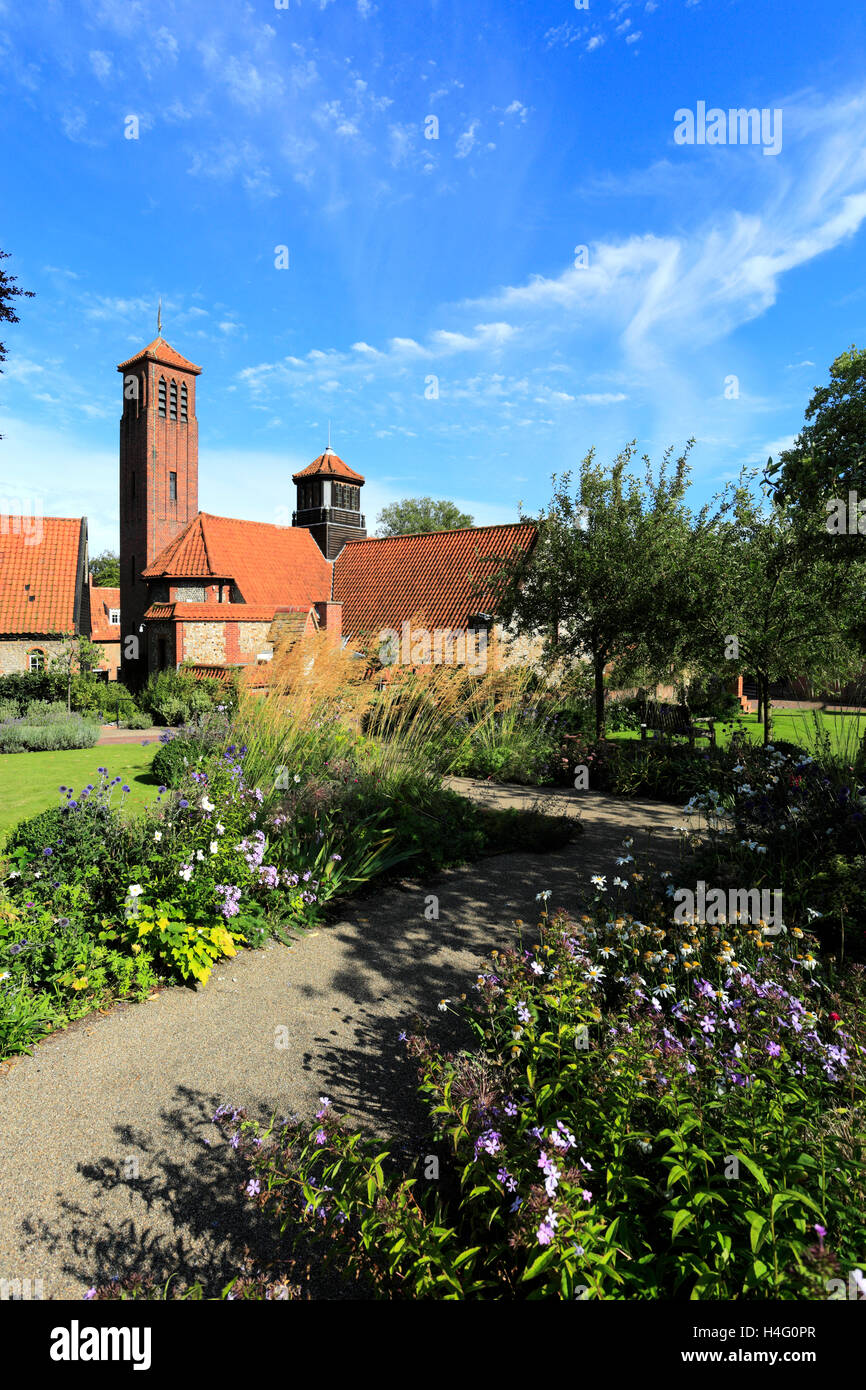 Il Santuario di Nostra Signora di Walsingham nel piccolo villaggio di Walsingham, North Norfolk, Inghilterra, Regno Unito Foto Stock