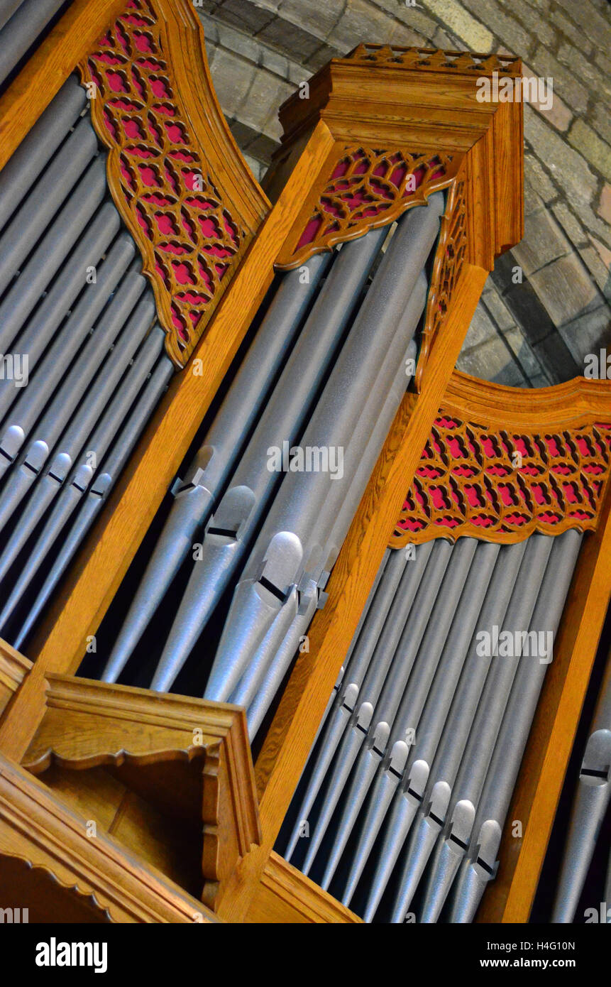 St Asaph Cathedral, St Asaph, Denbighshire, Wales, Regno Unito Foto Stock