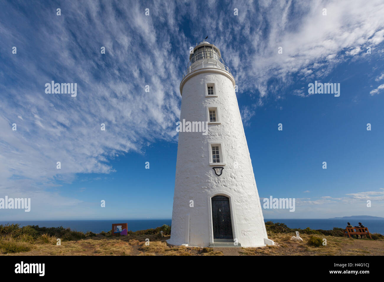 Bruny Island Lighthouse, Sud Bruny National Park, Bruny Island, Tasmania, Australia Foto Stock