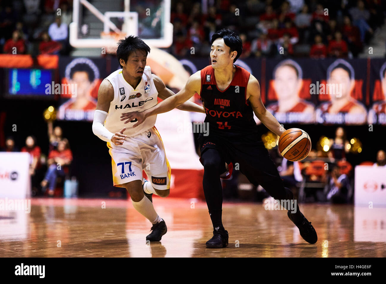 Nd Yoyogi palestra, Tokyo, Giappone. 15 ottobre, 2016. Daiki Tanaka (Alvark), 15 ottobre 2016 - Basket : 2016-17 B.LEAGUE Prima Divisione corrispondenza tra Alvark Tokyo 95-59 Sendai ottanta Niners a seconda palestra di Yoyogi, Tokyo, Giappone. © AFLO SPORT/Alamy Live News Foto Stock