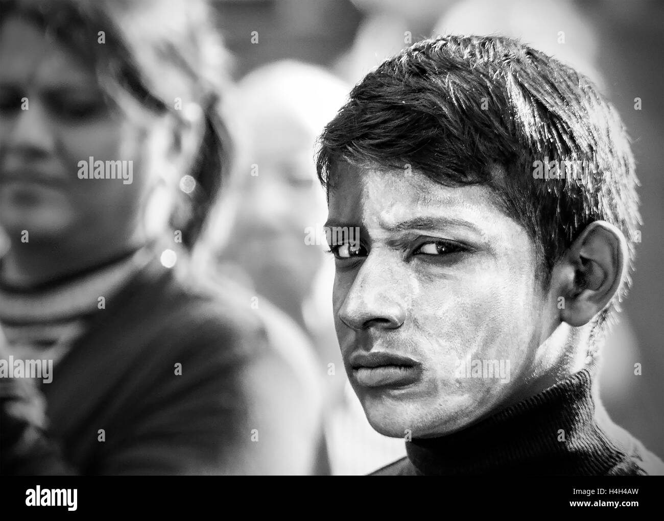 Manchester mega Diwali mela festival in piazza Albert Foto Stock