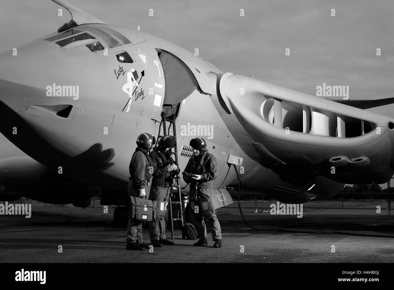 Handley Page Victor XL231 presso lo Yorkshire Air Museum Foto Stock