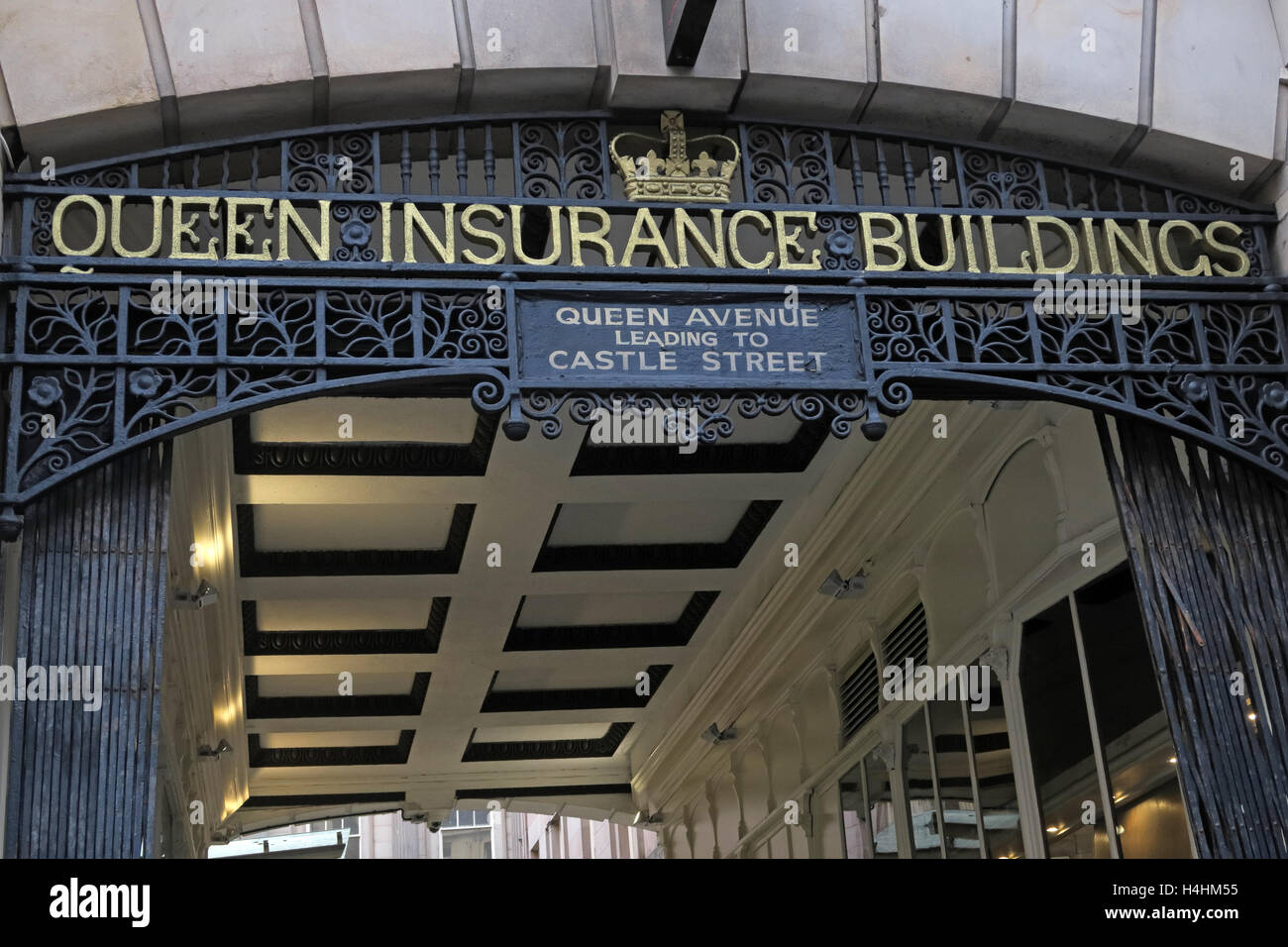 Regina edifici assicurazione,Regina avenue,Castello St,Liverpool,l'Inghilterra,UK Foto Stock
