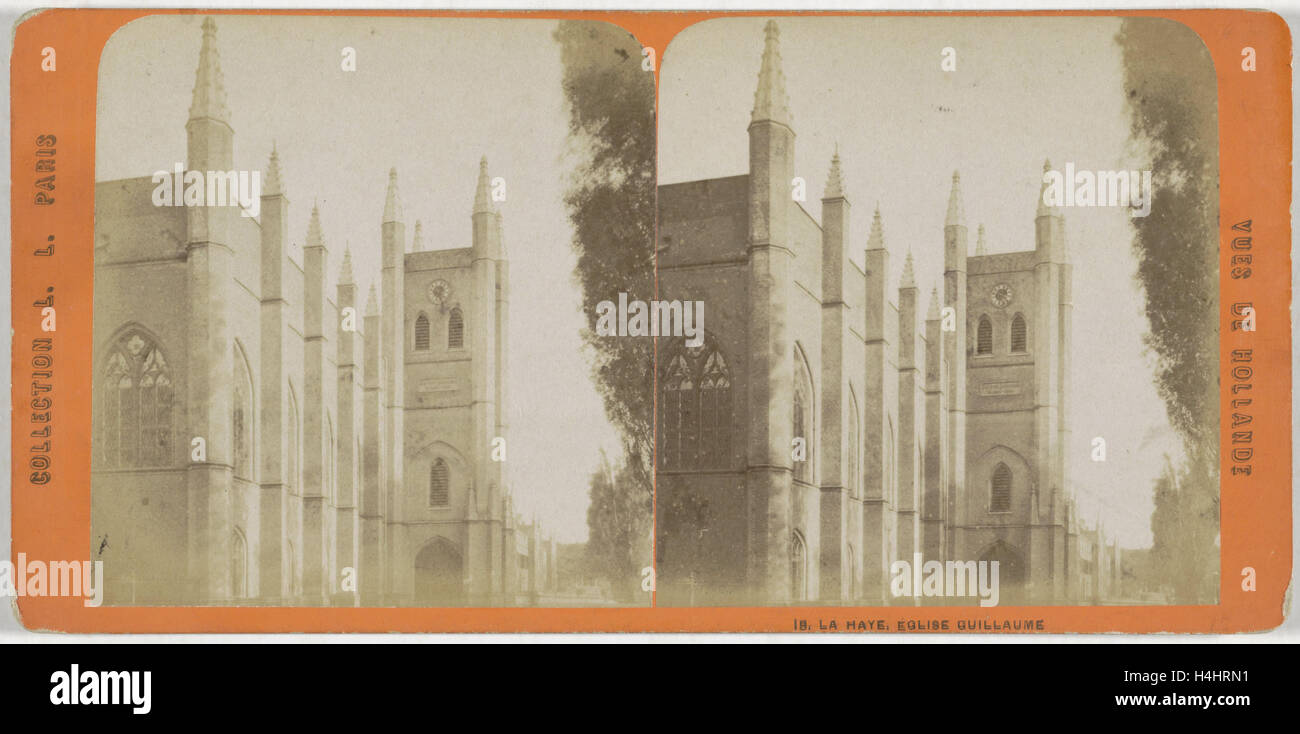 L'Aia William Chiesa, Paesi Bassi, Léon & Lévy, M. Léon, J. Lévy, 1864 - 1890 Foto Stock