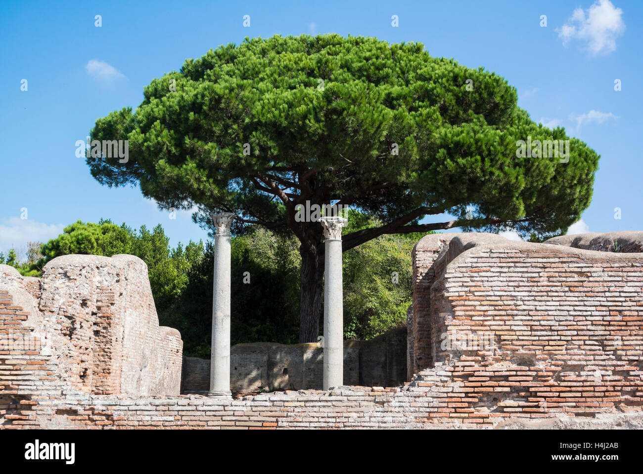 Ostia Antica Roma Italia Foto Stock