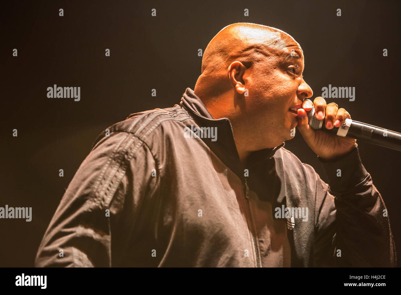 Joseph Simmons di Run DMC suona presso il Riot Fest Venerdì, Agosto 29th, 2015, presso il National Western complesso in Denver, CO. Foto Stock