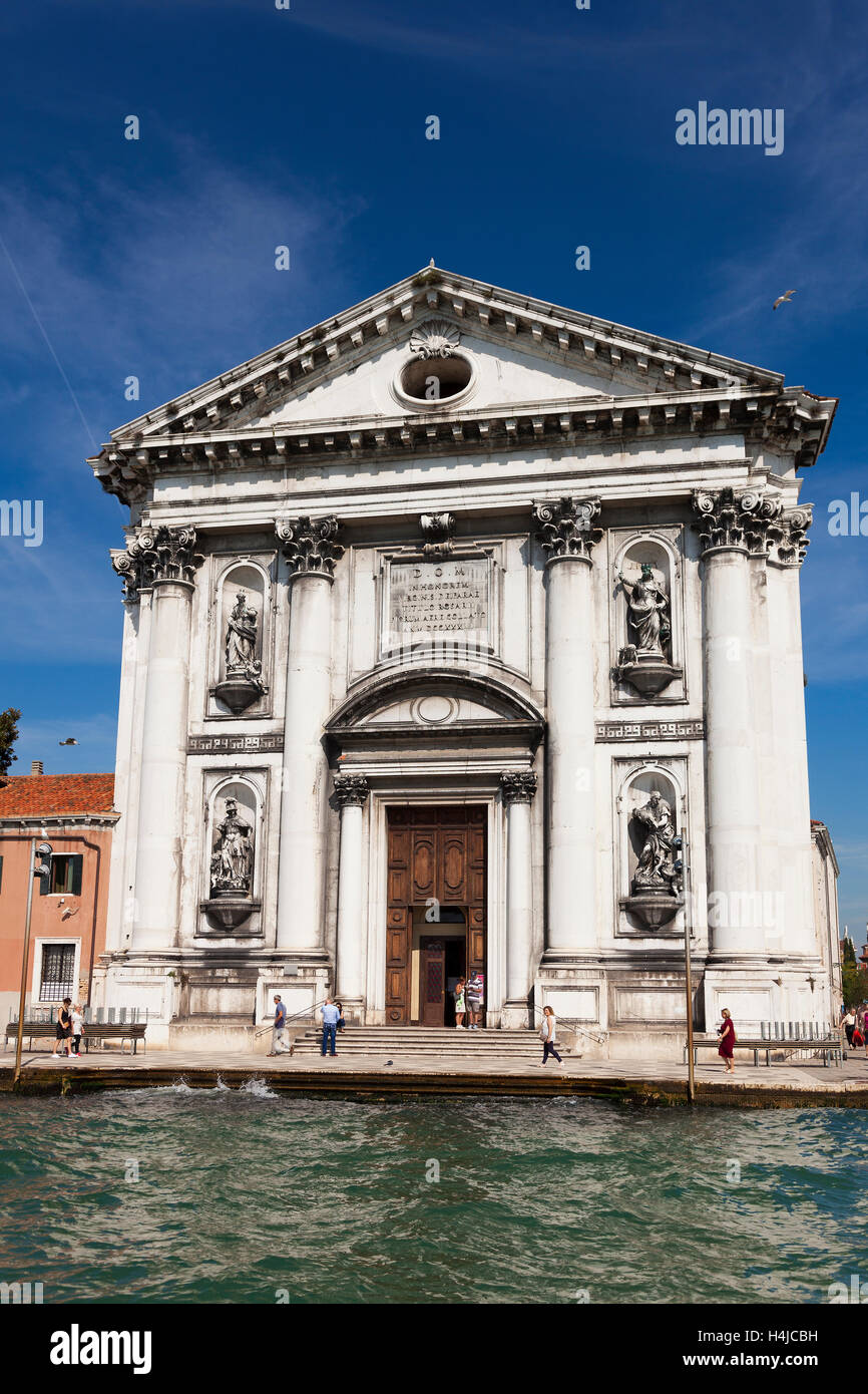 Chiesa dei Gesuati, Canale della Giudecca, Venezia, Veneto, Italia Foto Stock