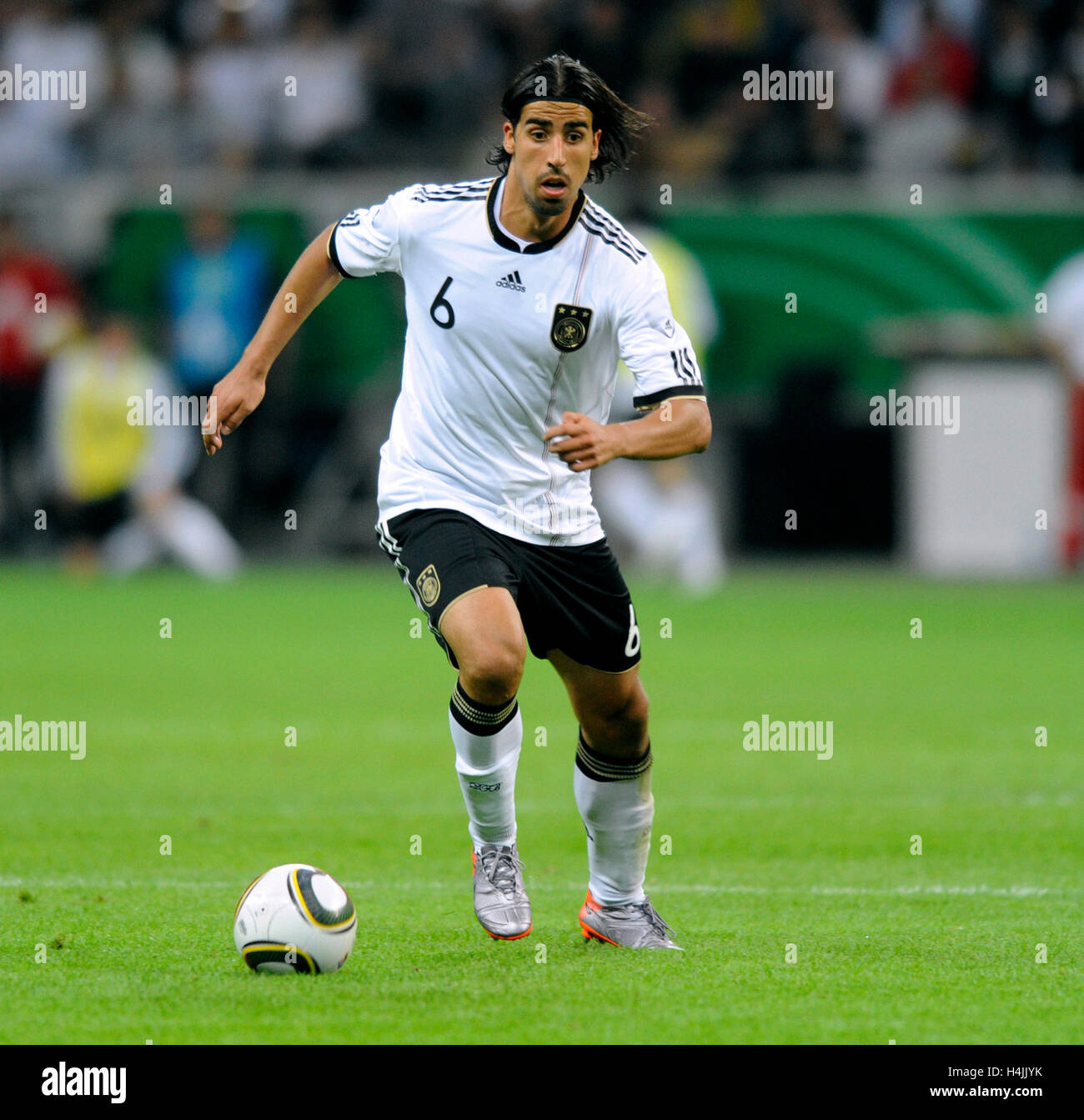 Sami Khedira, la partita di calcio, Germania vs. Bosnia Erzegovina, 3-1, Commerzbank Arena, Francoforte Hesse Foto Stock