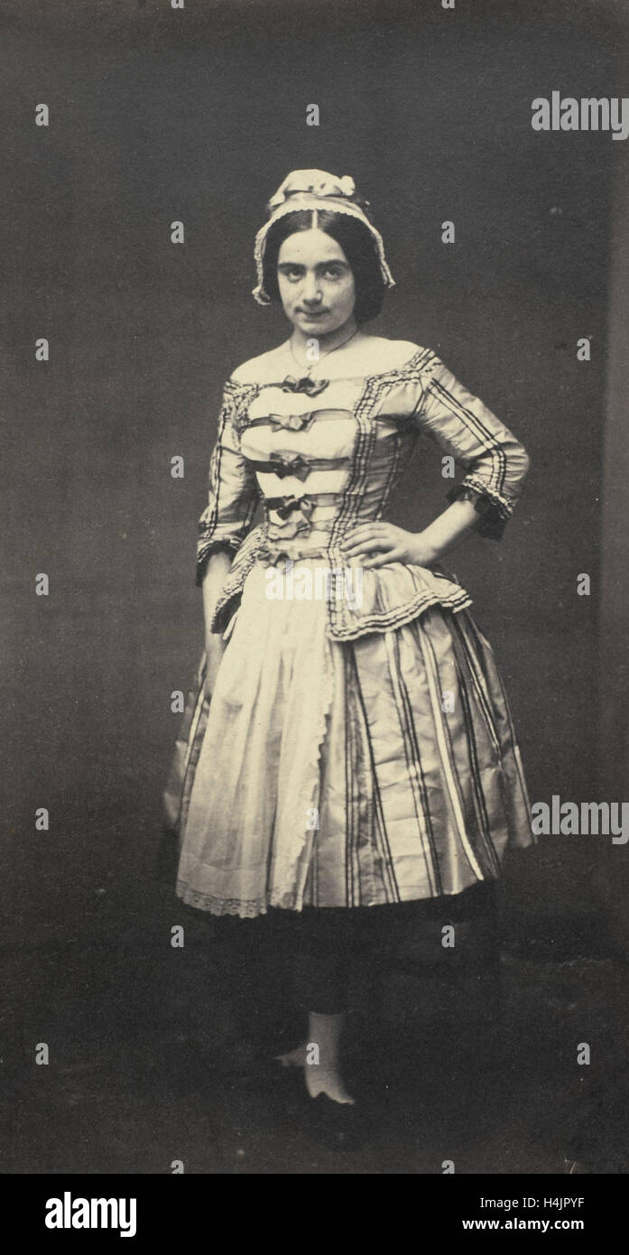 Ritratto di una ragazza in costume di stadio, Eduard Isaac Asser, 1856 Foto Stock