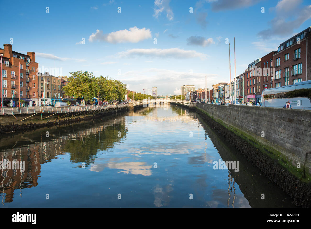 Sky line nella città di Dublino - Irlanda Foto Stock