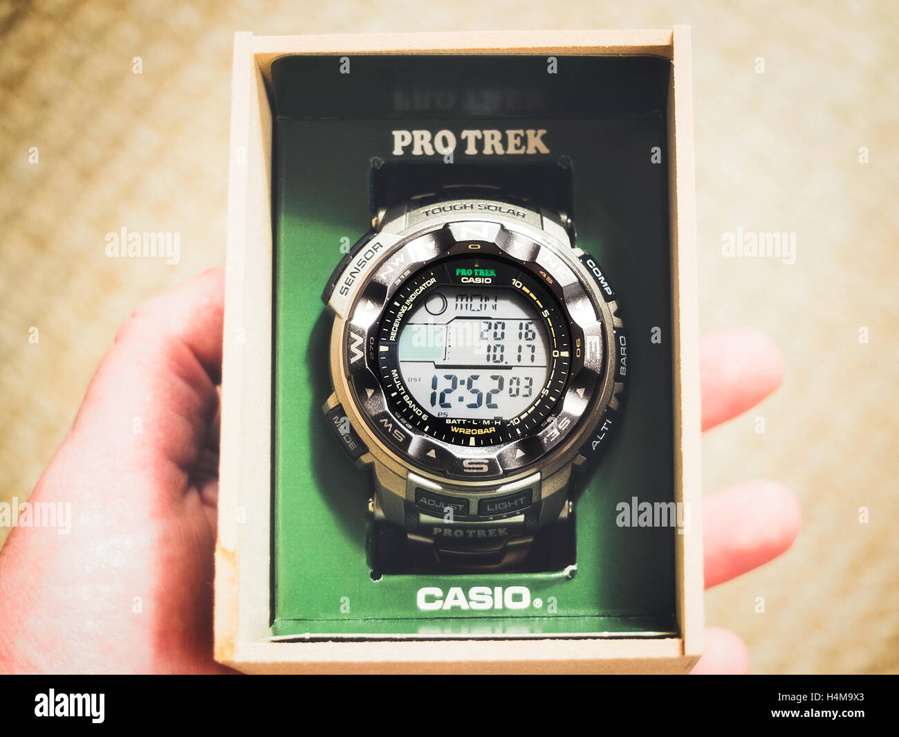 Dono Casio orologio - Pro Trek Foto Stock