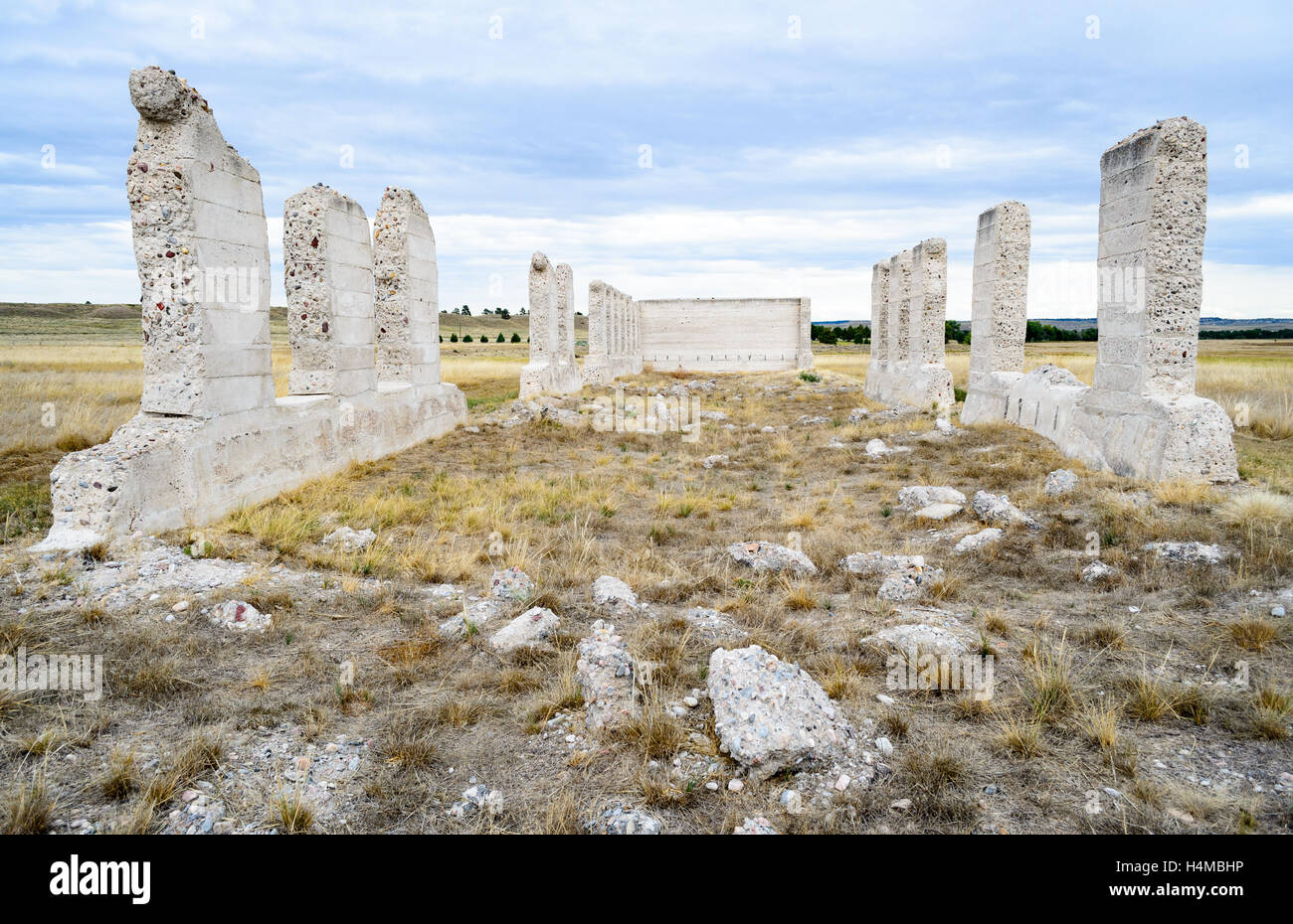 Fort Laramie Sito Storico Nazionale Foto Stock