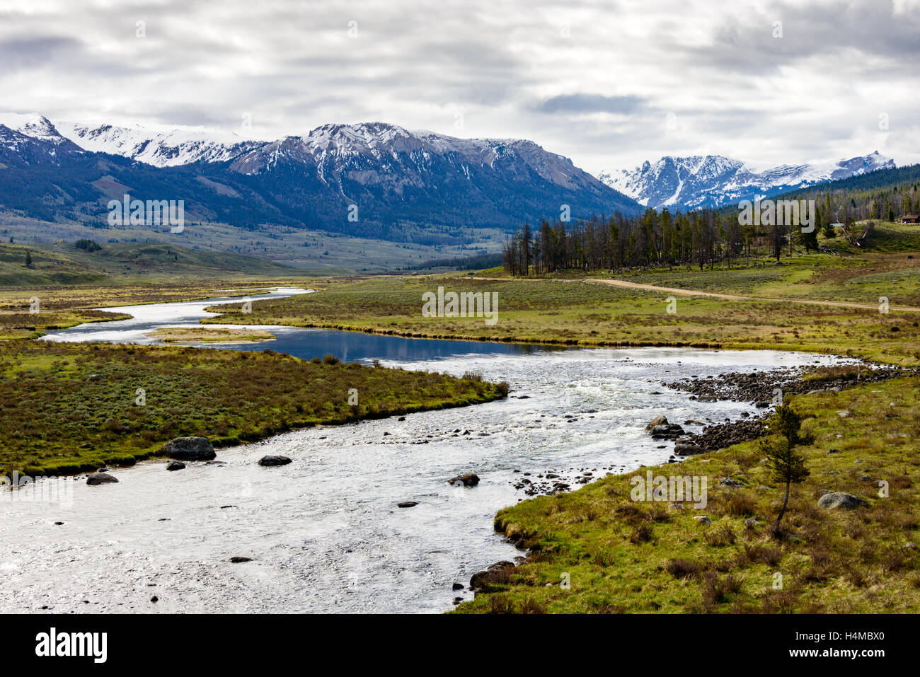 Wind River gamma Foto Stock