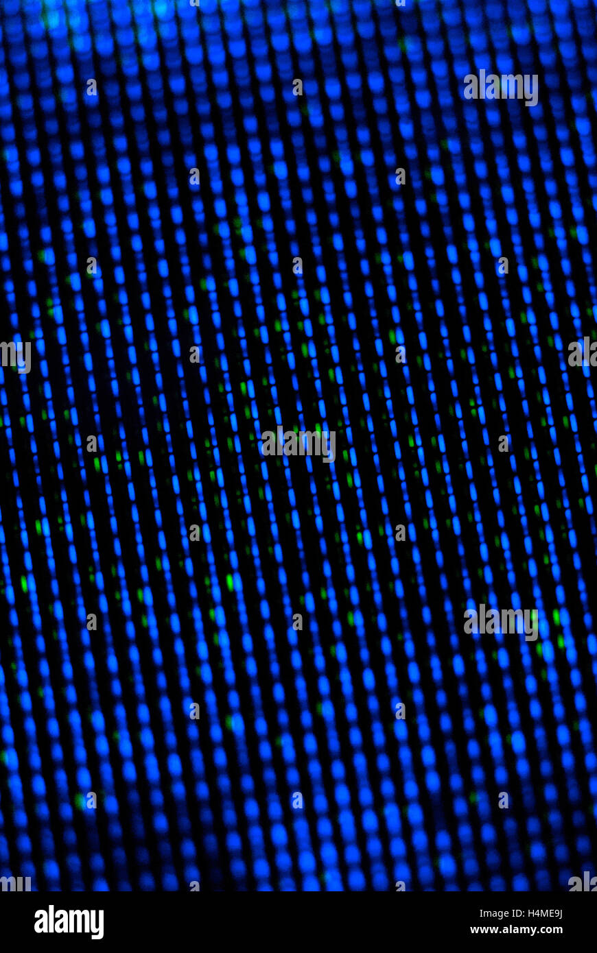 Close up sullo schermo della televisione / tubo a raggi catodici Foto Stock