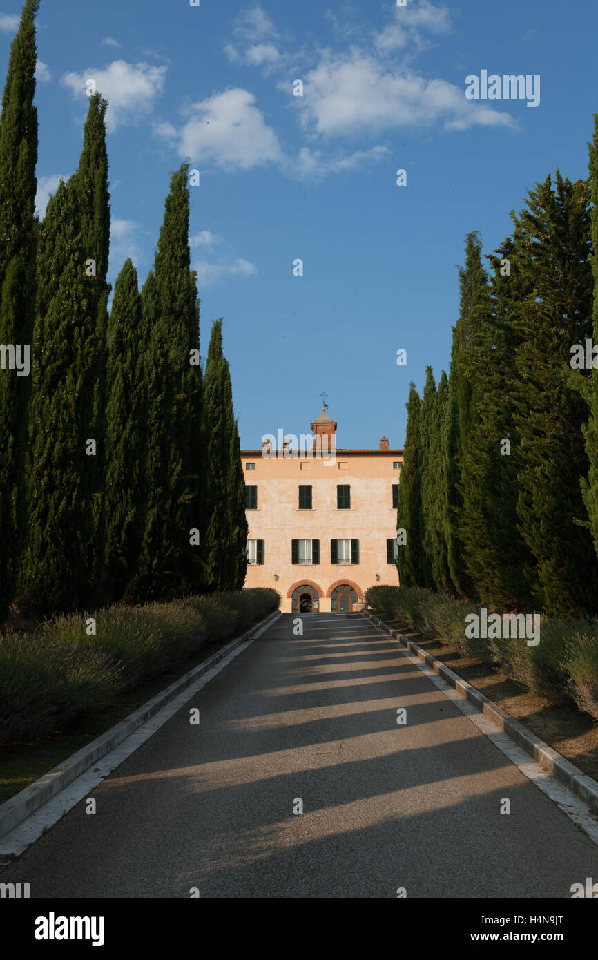 Villa Toscana Foto Stock