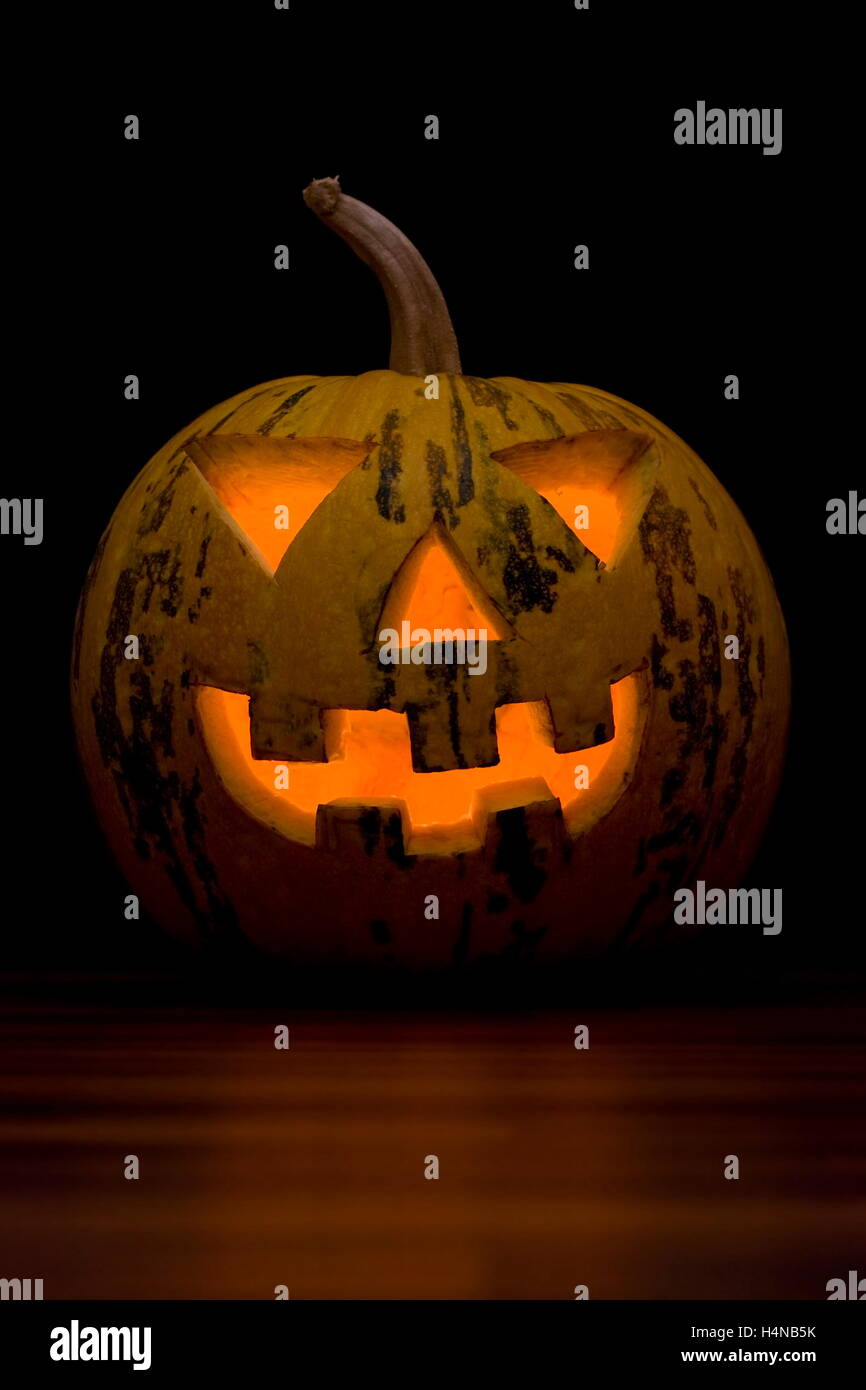 Halloween jack-o-lantern Foto Stock