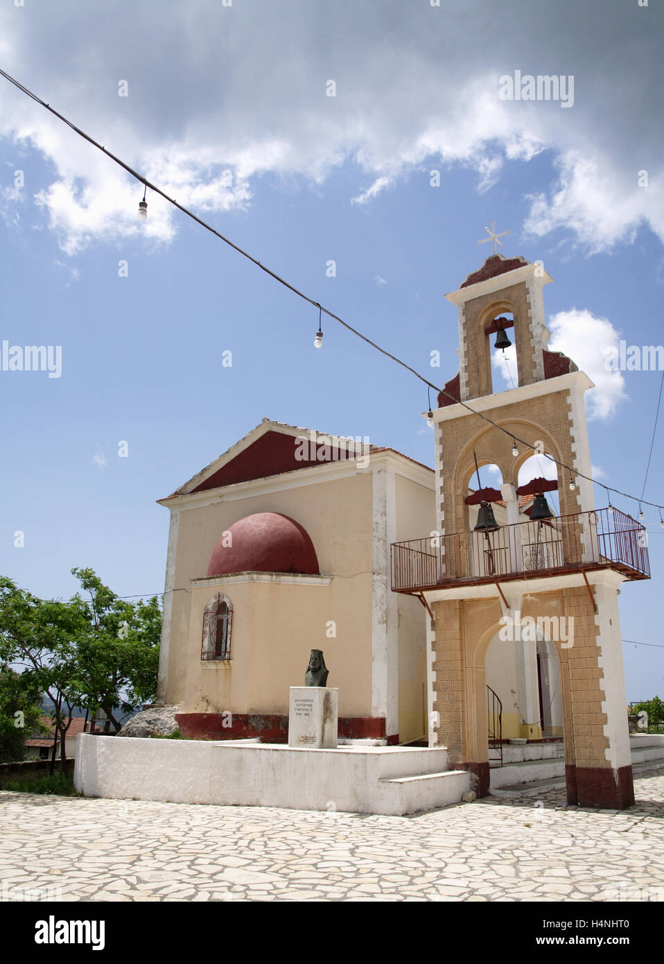 Saint Kiriaki Chiesa Ortodossa, xantati Corfu Grecia Foto Stock