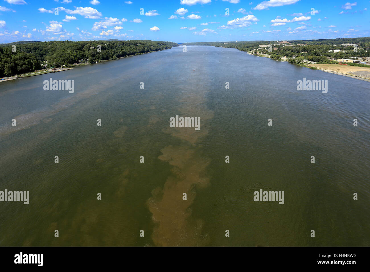 Fiume Hudson Poughkeepsie New York Foto Stock