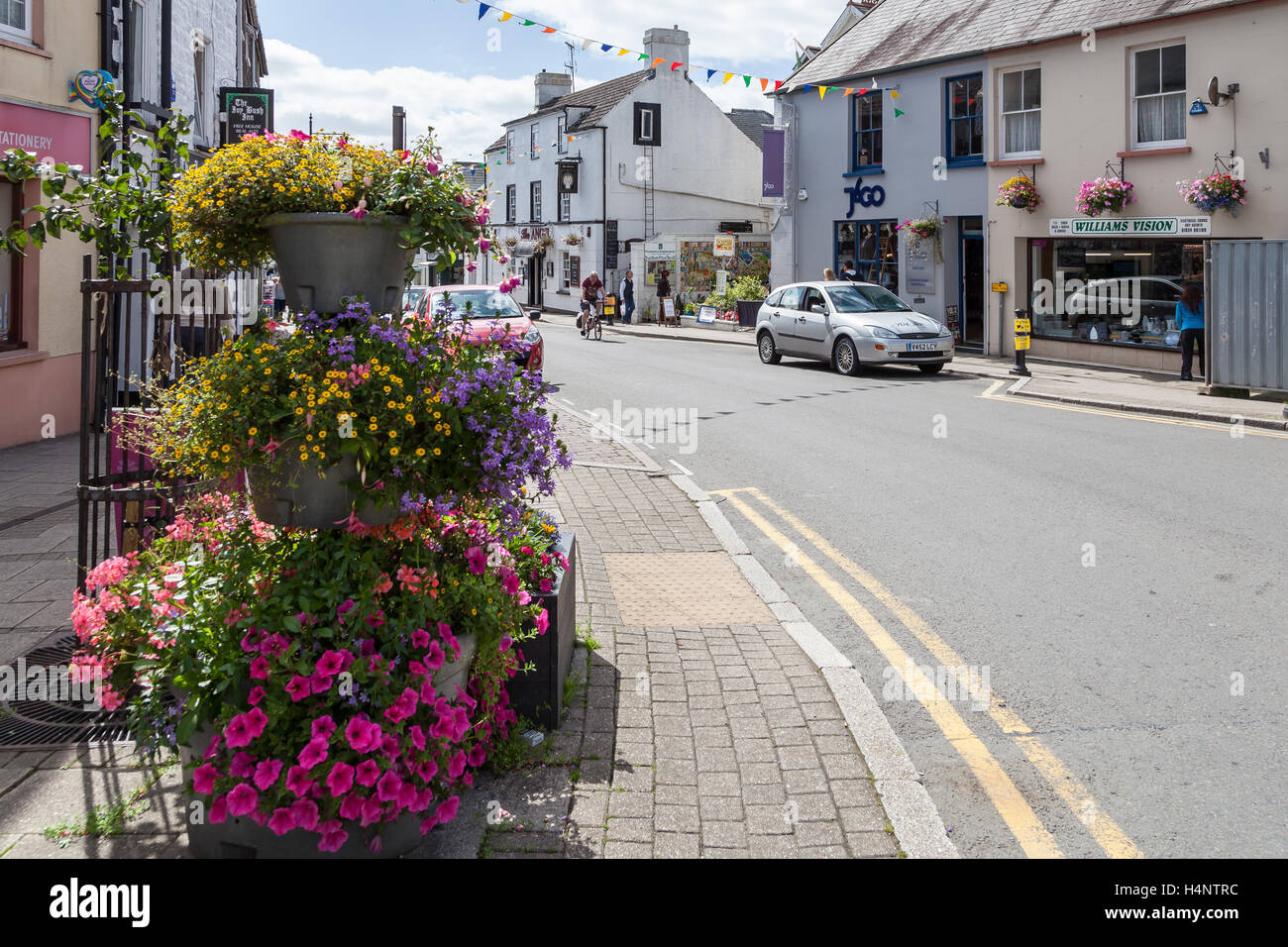 Narberth in Pembrokeshire, Galles Foto Stock