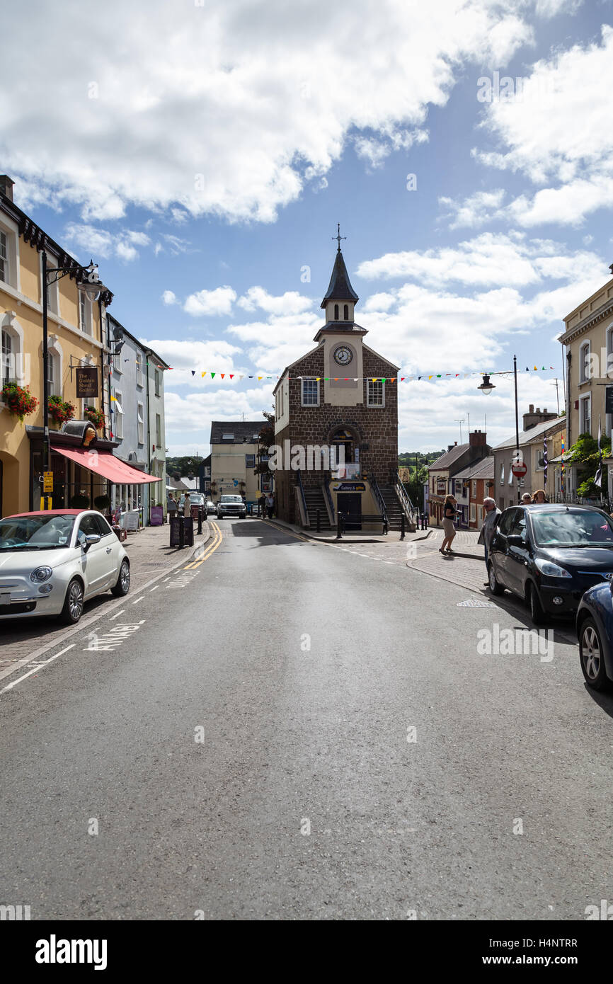 Narberth in Pembrokeshire, Galles Foto Stock