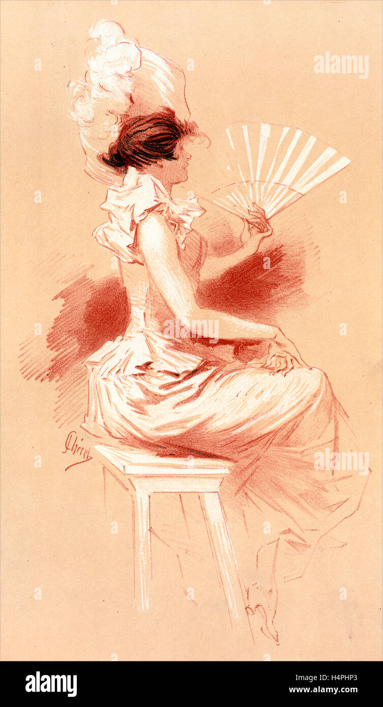Design per maîtres de l'Poster. Chéret, Jules (1836-1932), pittore francese e litografo Foto Stock