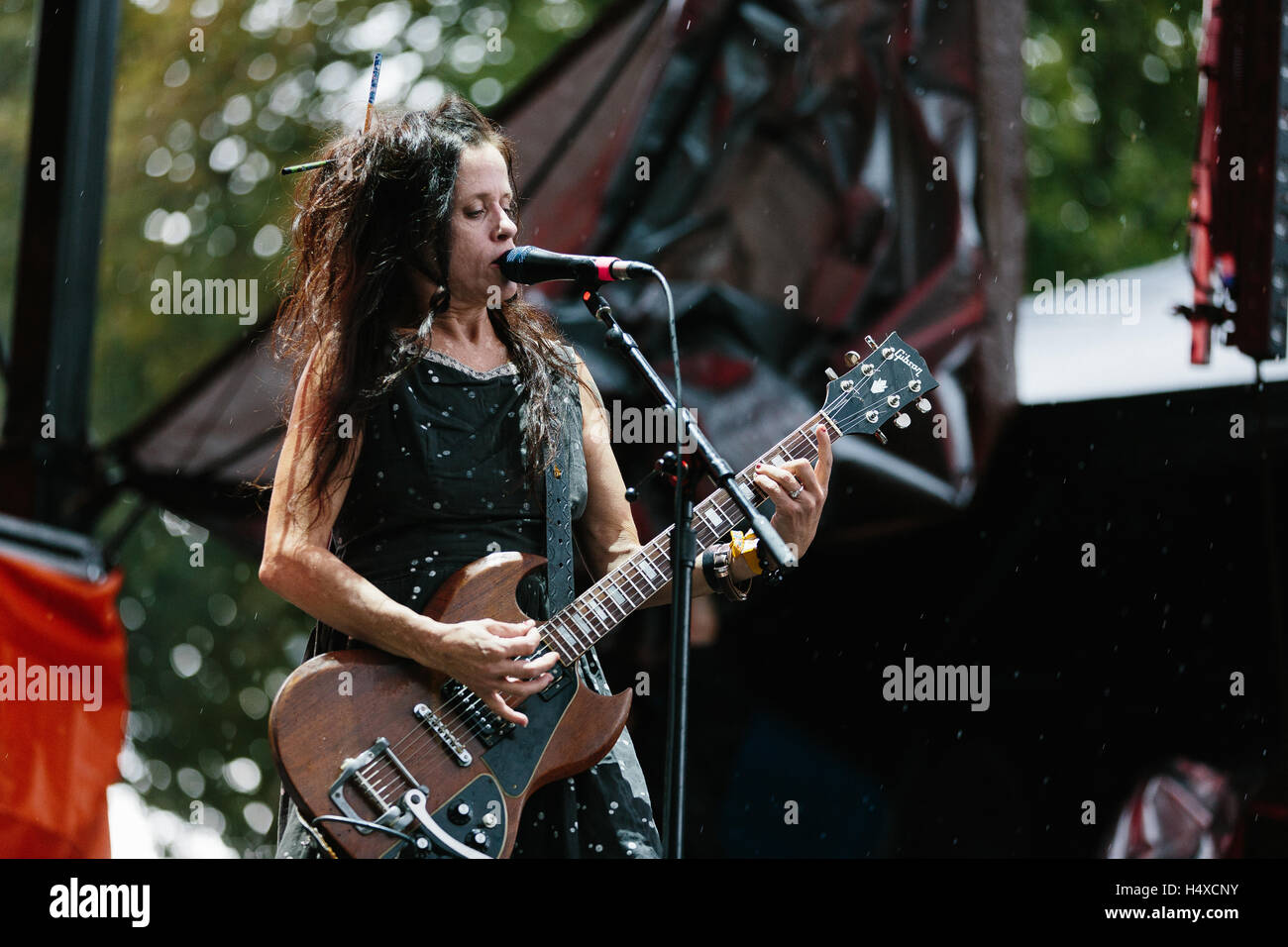 Babes in Toyland esegue a Bumbershoot Festival il 5 settembre 2015 a Seattle, Washington. Foto Stock