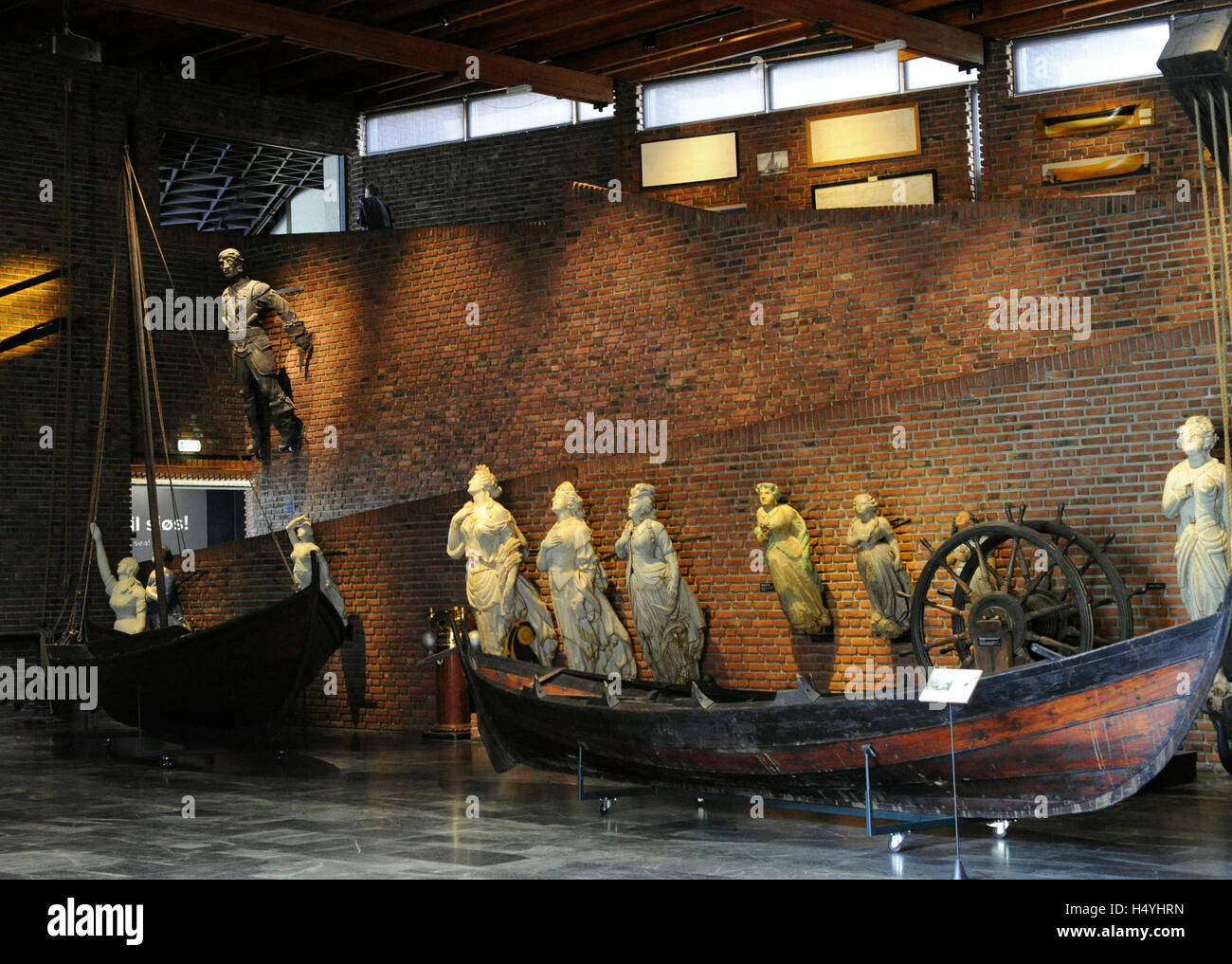 La Norvegia. Oslo. Il Museo Marittimo Norvegese. All'interno. Foto Stock