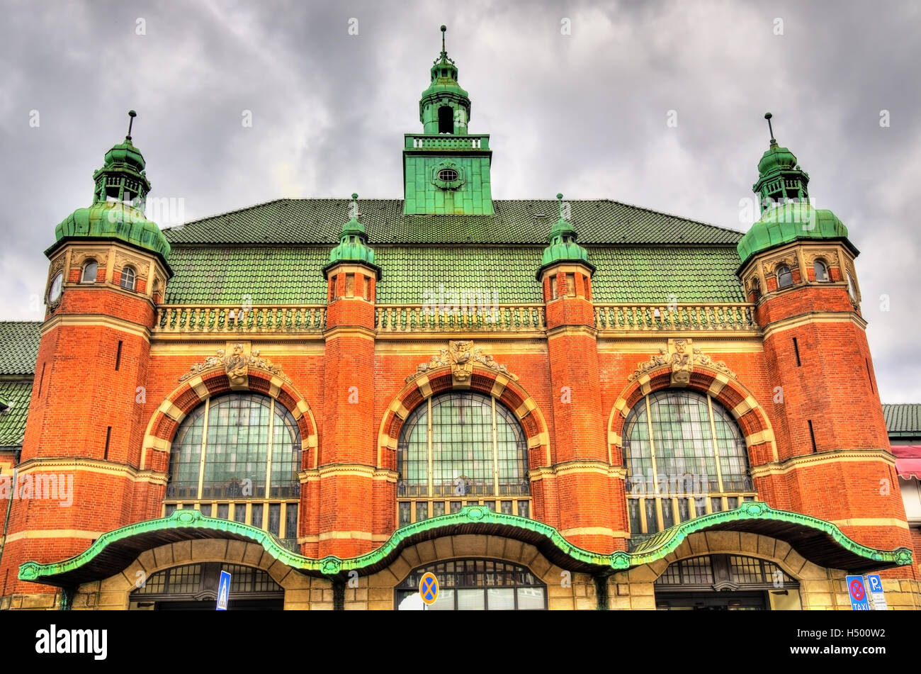 Lubecca Hauptbahnhof stazione ferroviaria - Germania Foto Stock