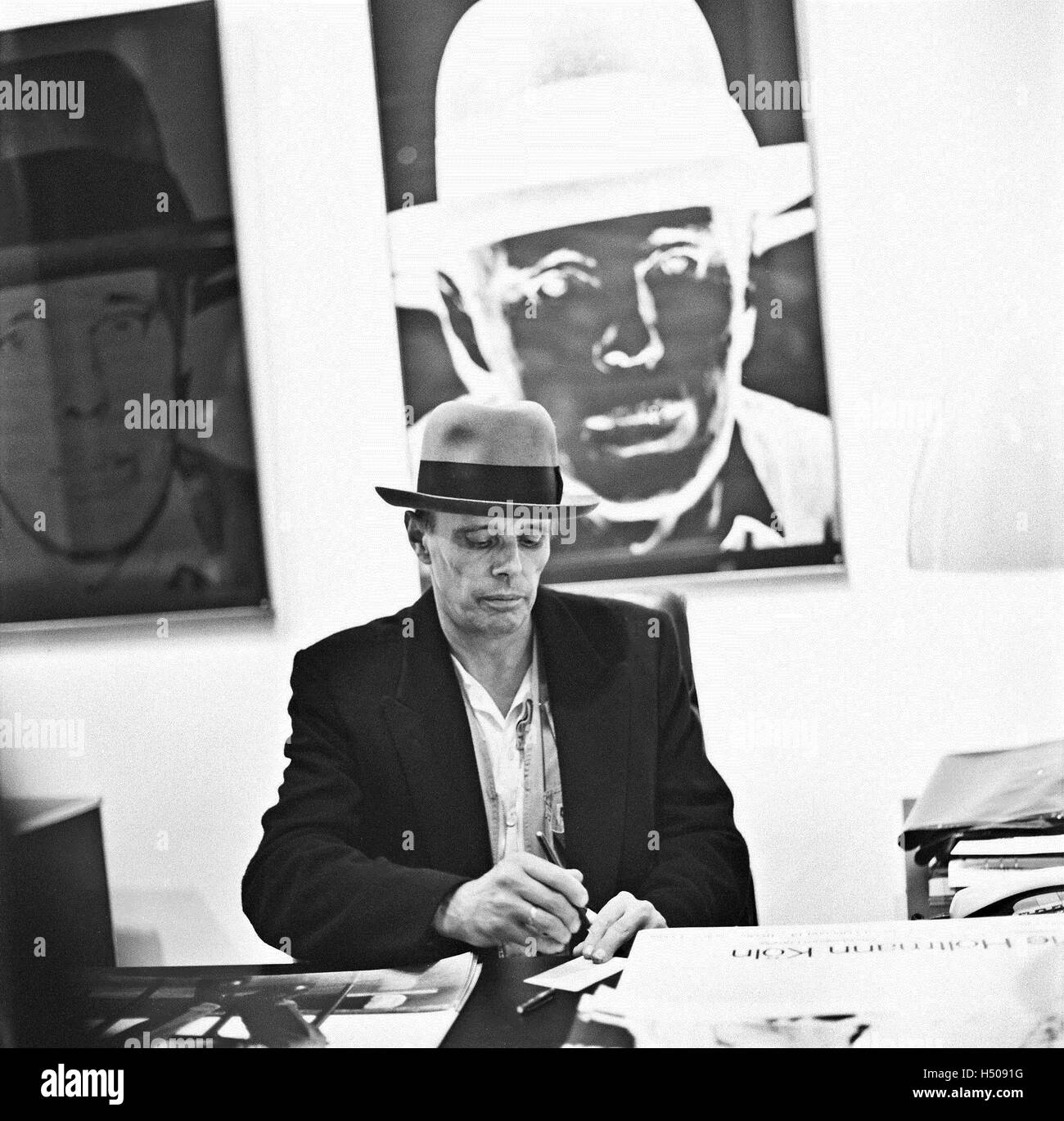 Joseph Beuys, 1980 Foto Stock
