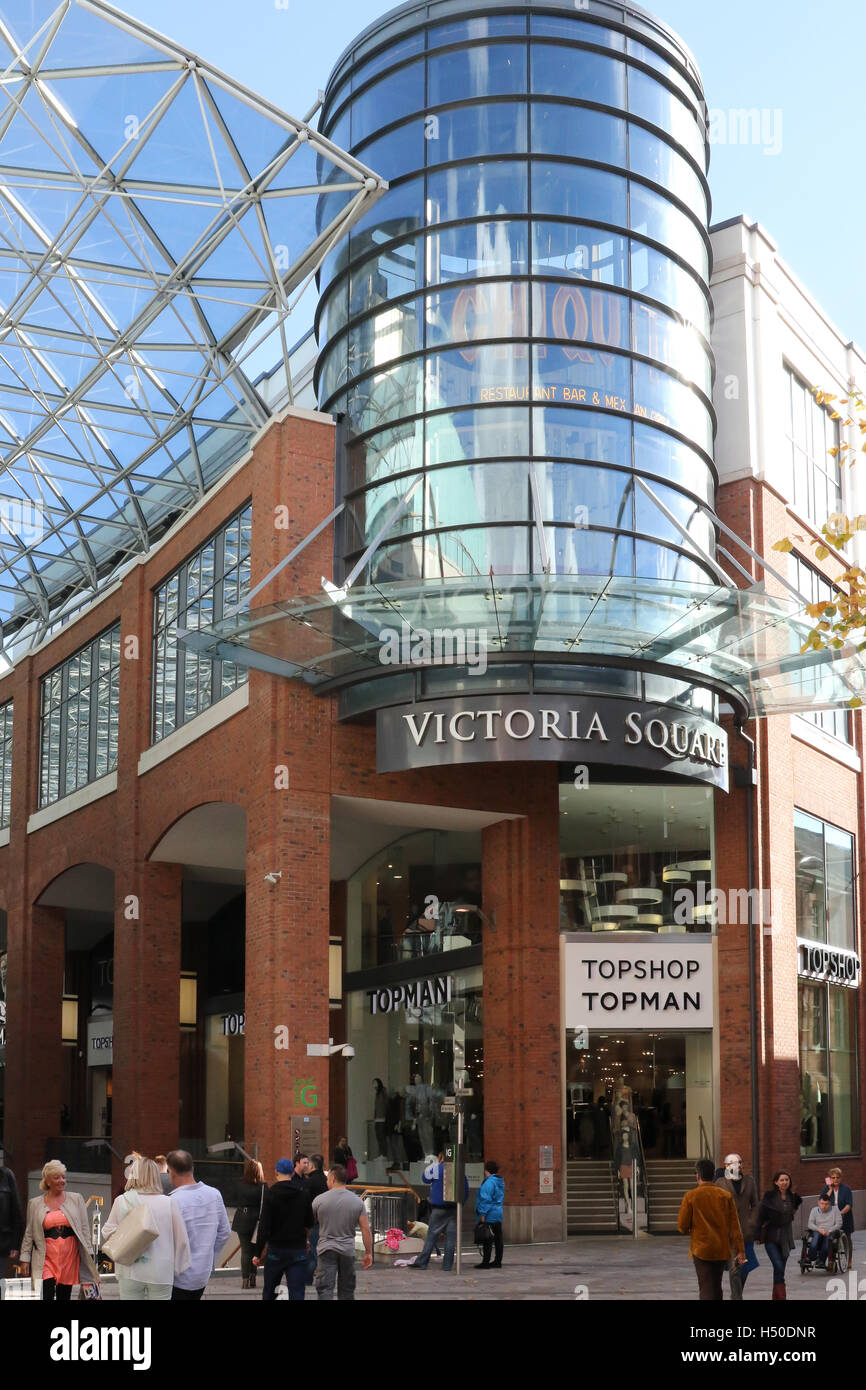 La Victoria Square shopping centre a Belfast, Irlanda del Nord Foto Stock