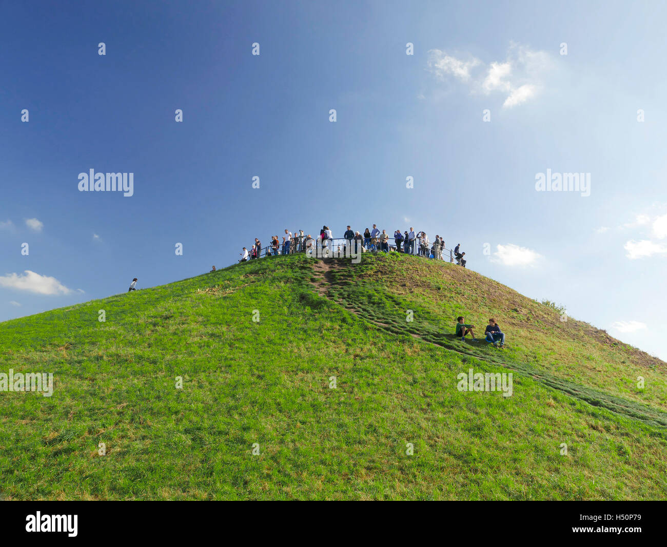 Monaco di Baviera Olympia parco Olympia Hill Germania Europa Foto Stock