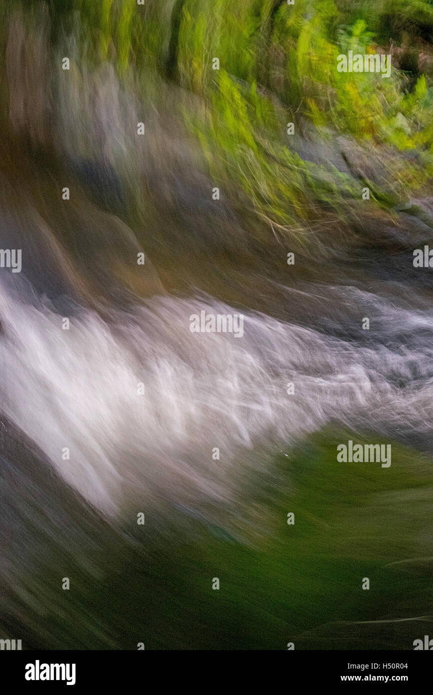Acqua in movimento, abstract Foto Stock