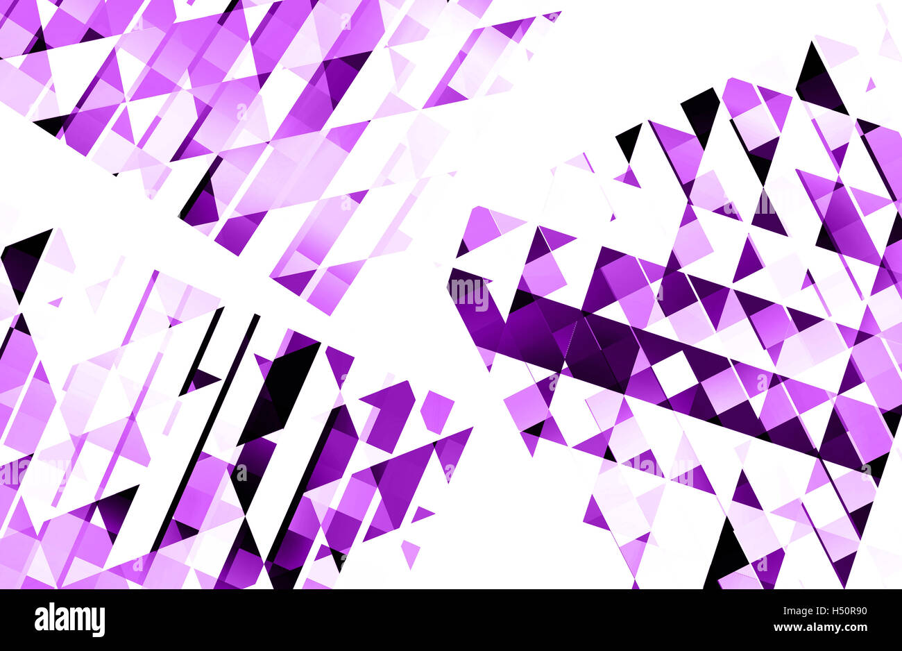 Abstract color viola con disegno quadrato copia stile modello di spazio Foto Stock