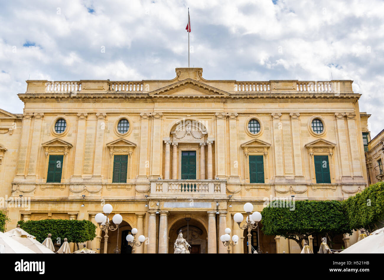 La Biblioteca nazionale di Malta a La Valletta Foto Stock