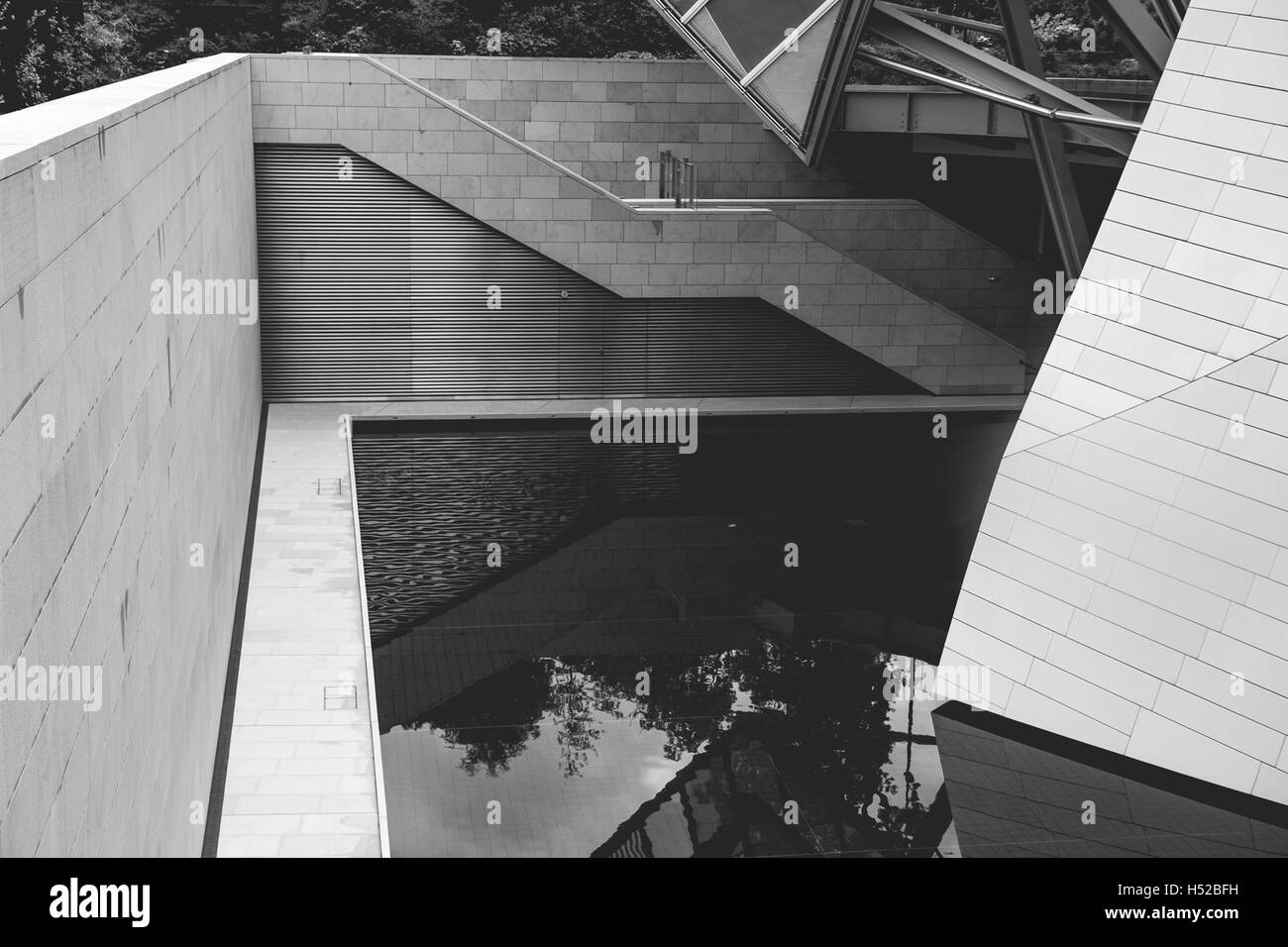 Louis vuitton foundation, parigi francia Foto Stock