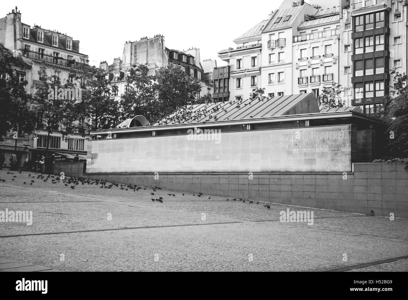 Centro pomidou, Parigi, Francia Foto Stock