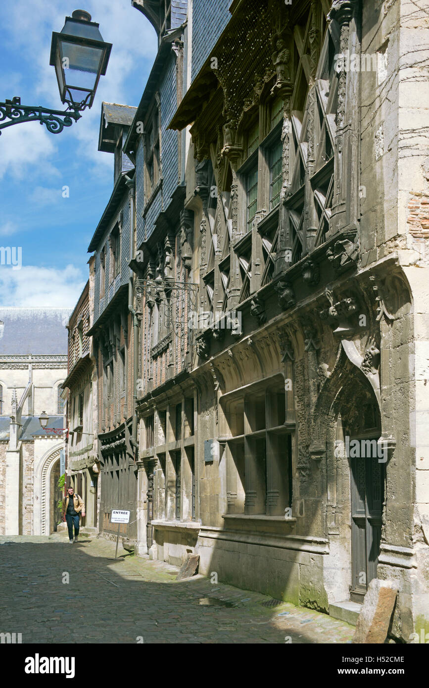 House e il museo de la Reine Berengere Grande Rue Plantagenet city Le Mans Francia Foto Stock