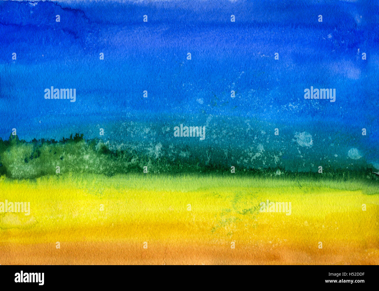 Abstract gradiente dello sfondo ad acquerello Foto Stock
