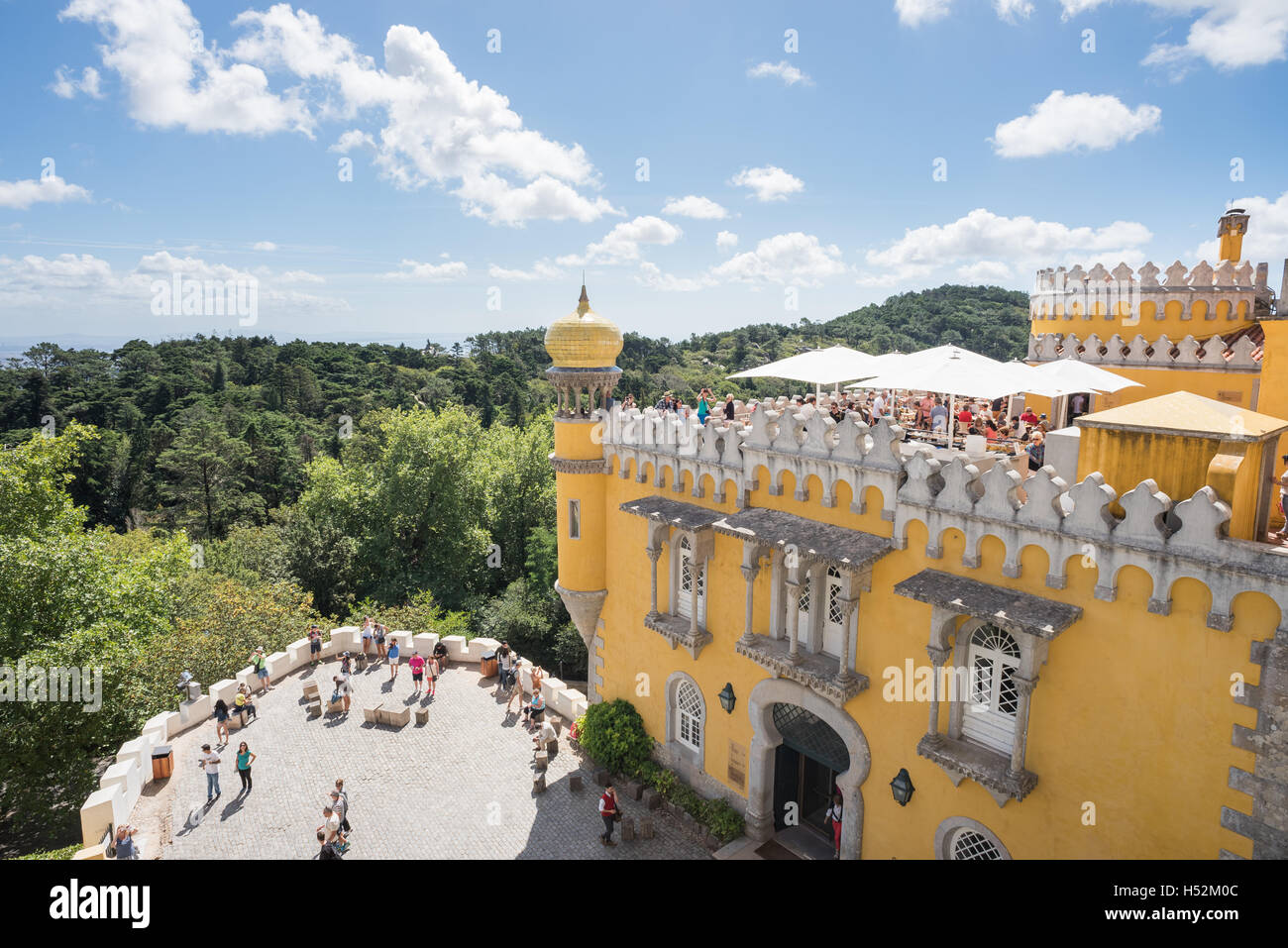 Palazzo del 'Palacio da Pena' Sintra, Portogallo - Europa Foto Stock