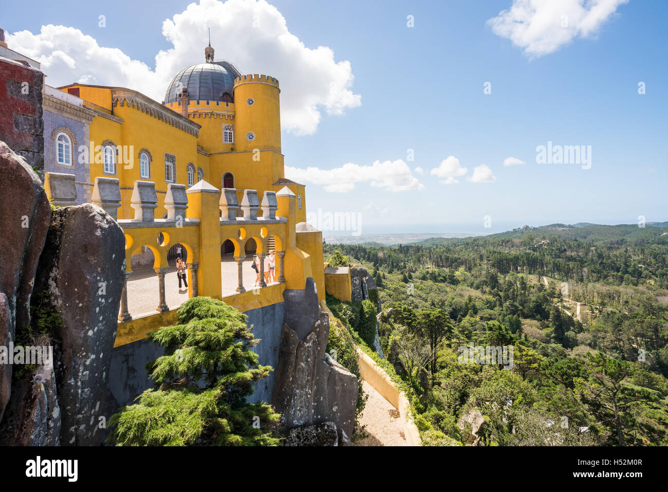 Palazzo del 'Palacio da Pena' Sintra, Portogallo - Europa Foto Stock