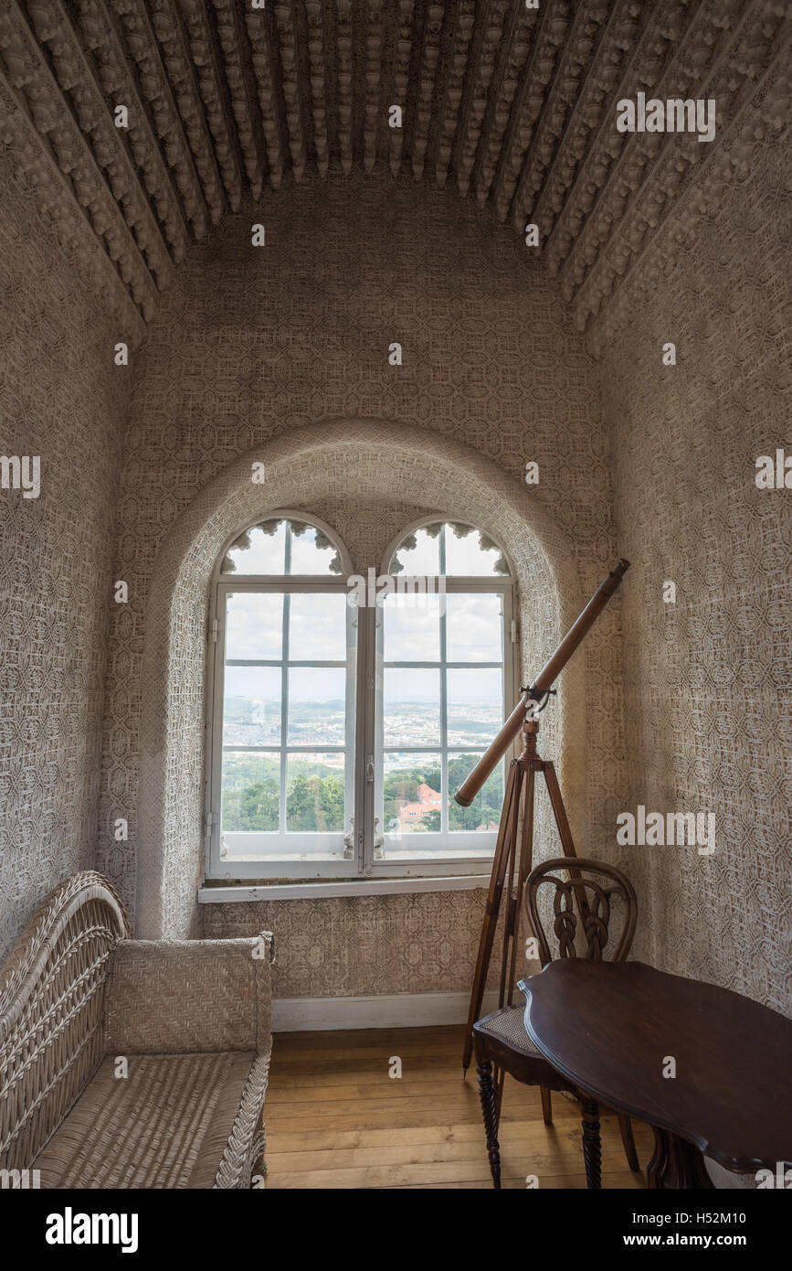Palazzo del 'Palacio da Pena' Sintra, Portogallo - Europa Foto Stock