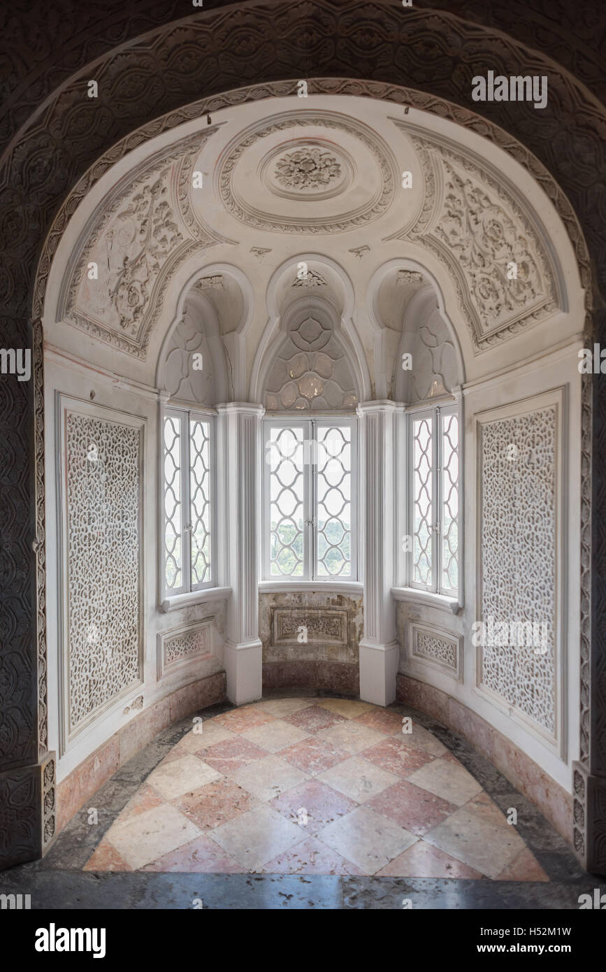 Palazzo del 'Palacio da Pena' Sintra, Portogallo - Europa Foto Stock