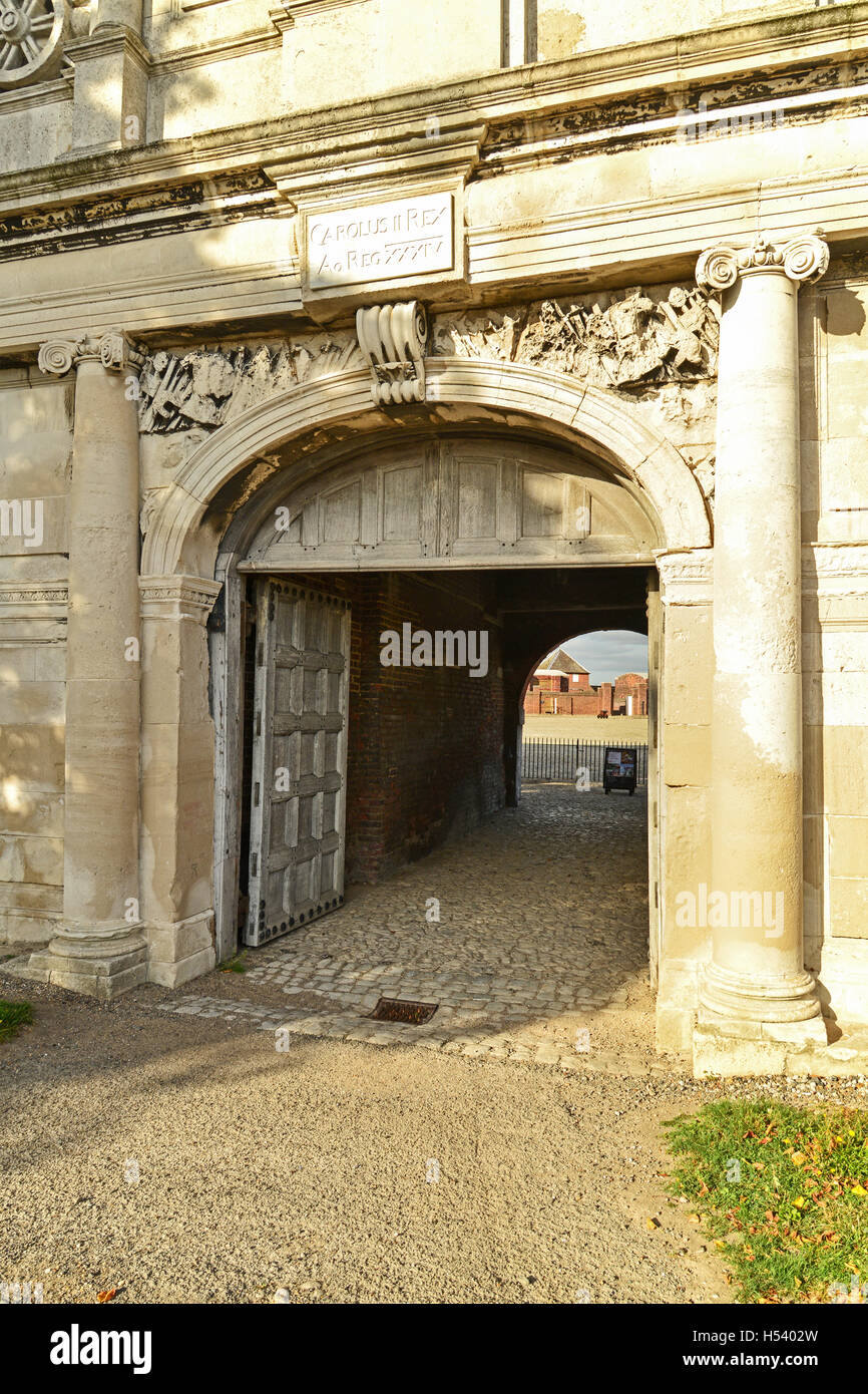 Tilbury Fort - Gate di acqua Foto Stock