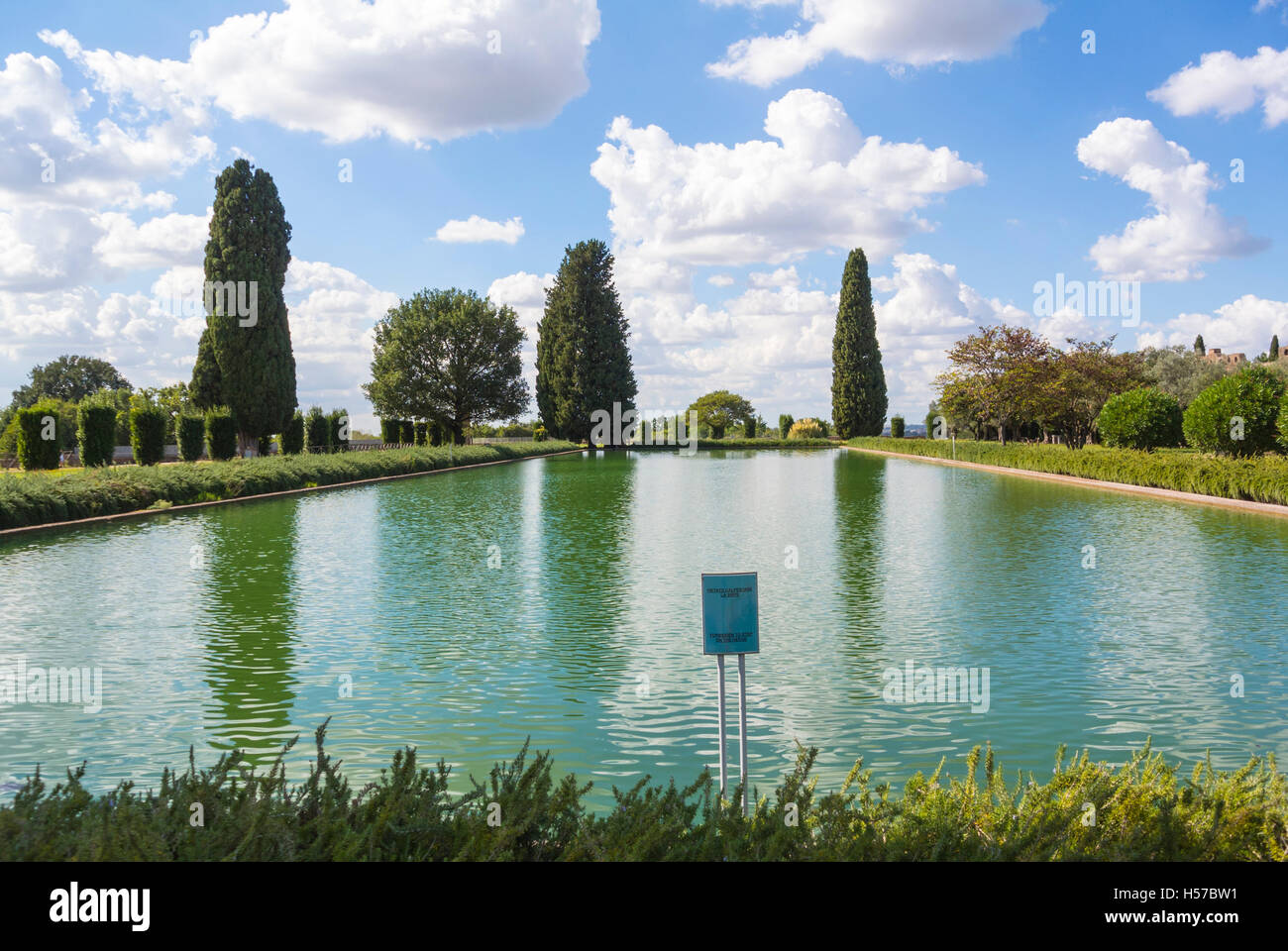 Pecile Villa Adriana Di Tivoli Italia Foto Stock Alamy