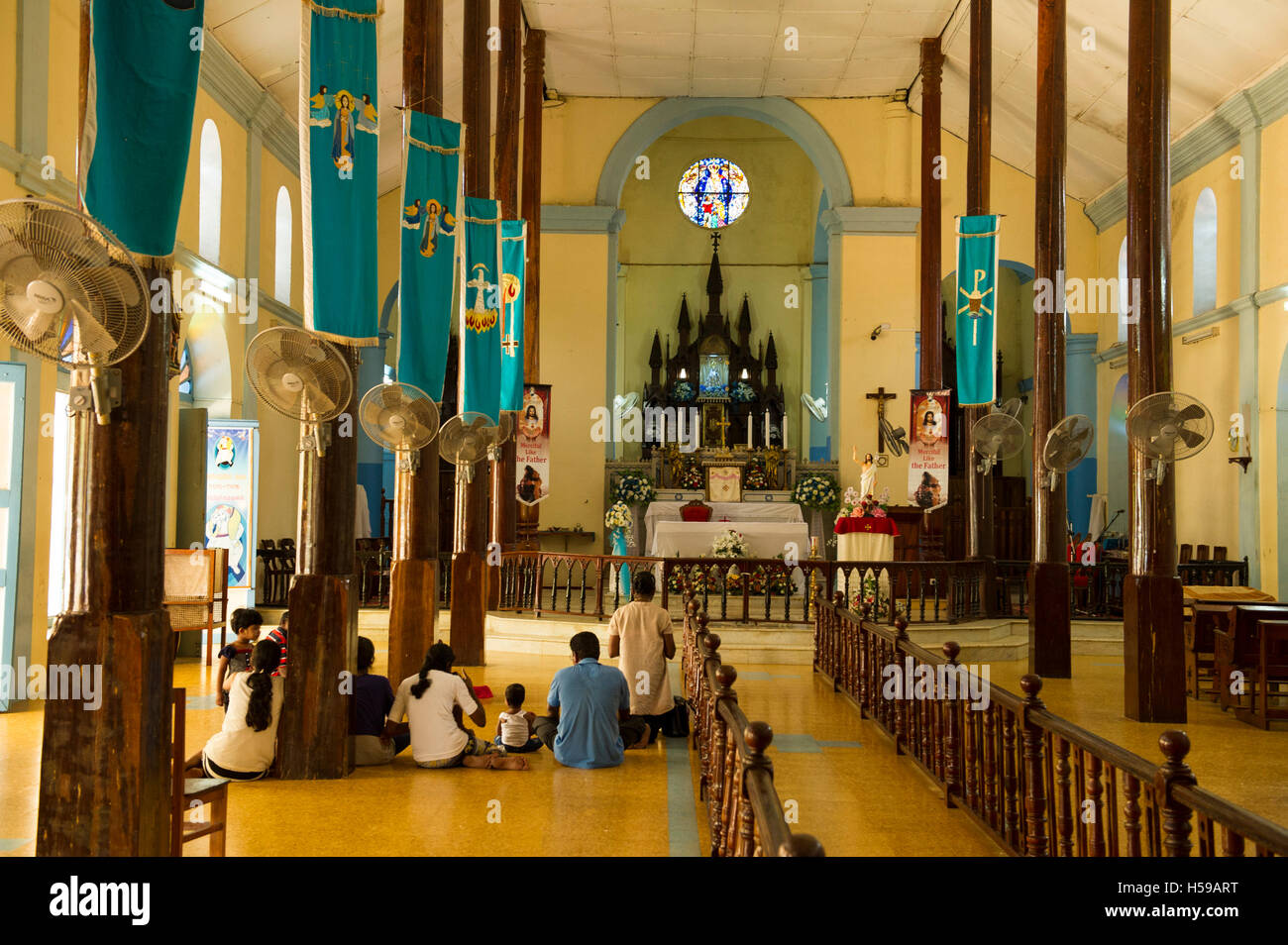Santuario di Nostra Signora di Madhu, Madhu, Sri Lanka Foto Stock
