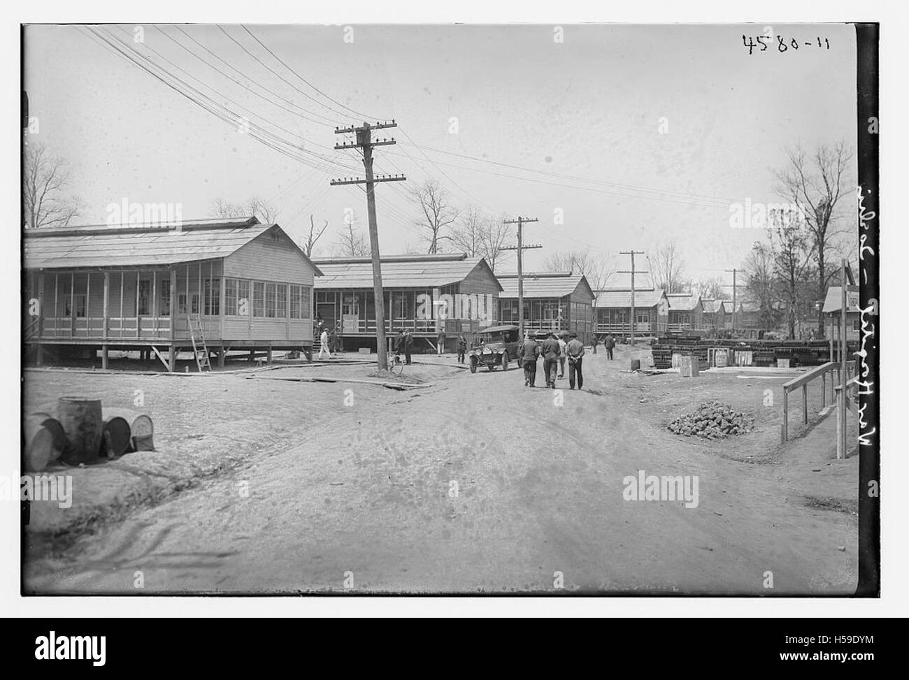 Il "War Hospital" si riferisce a una struttura medica istituita per curare i soldati durante la guerra. La posizione 'è' potrebbe indicare un nome di luogo o parte del titolo del documento. Sono necessari ulteriori chiarimenti per un contesto completo. Foto Stock
