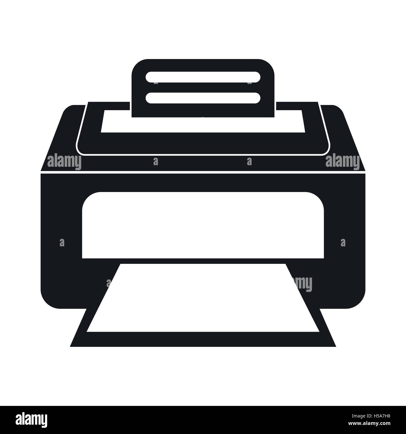 Laser moderna icona stampante, stile semplice Immagine e Vettoriale - Alamy