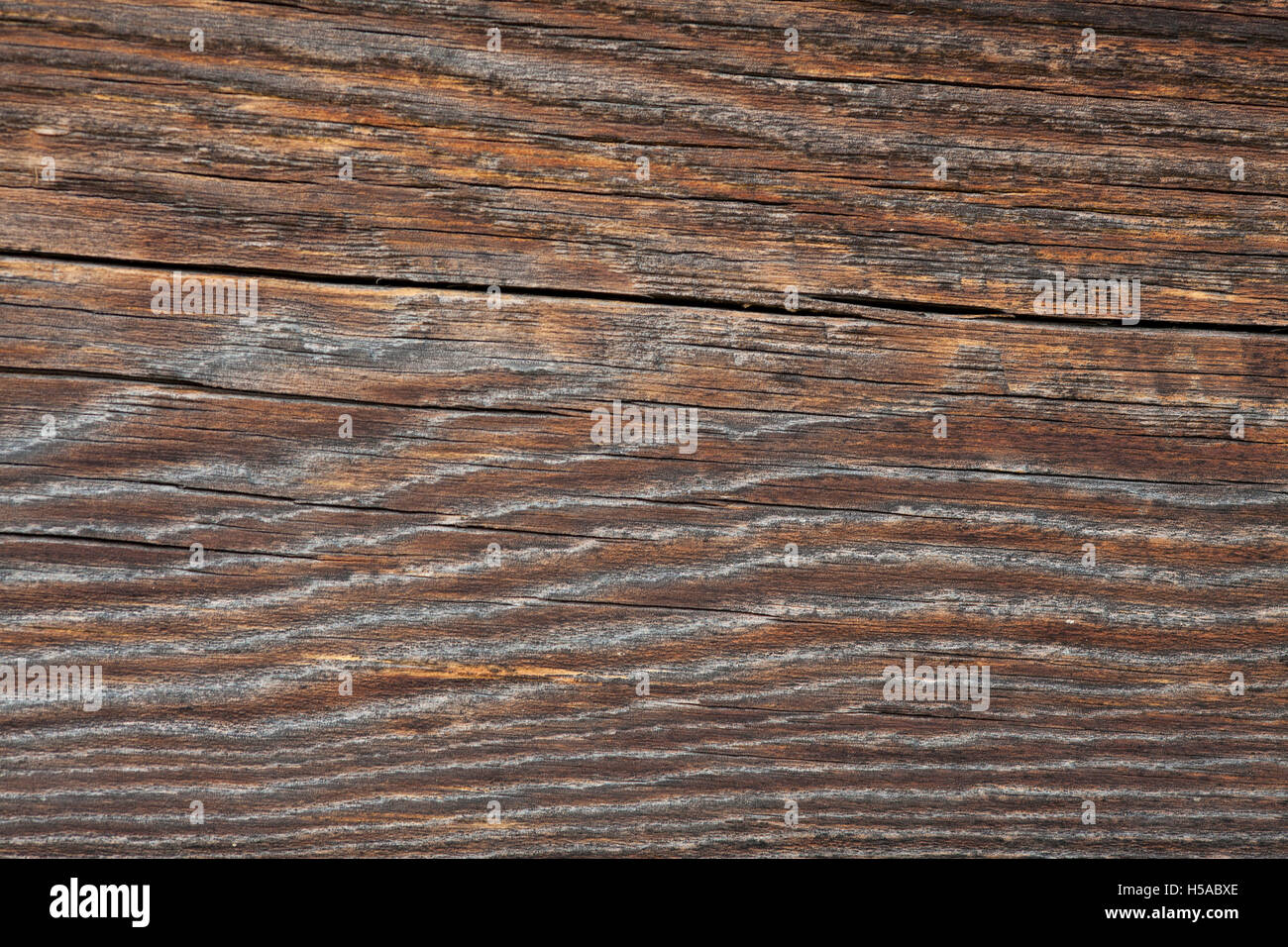 Vecchio brown listone texture di legno o sfondo della granella Foto Stock