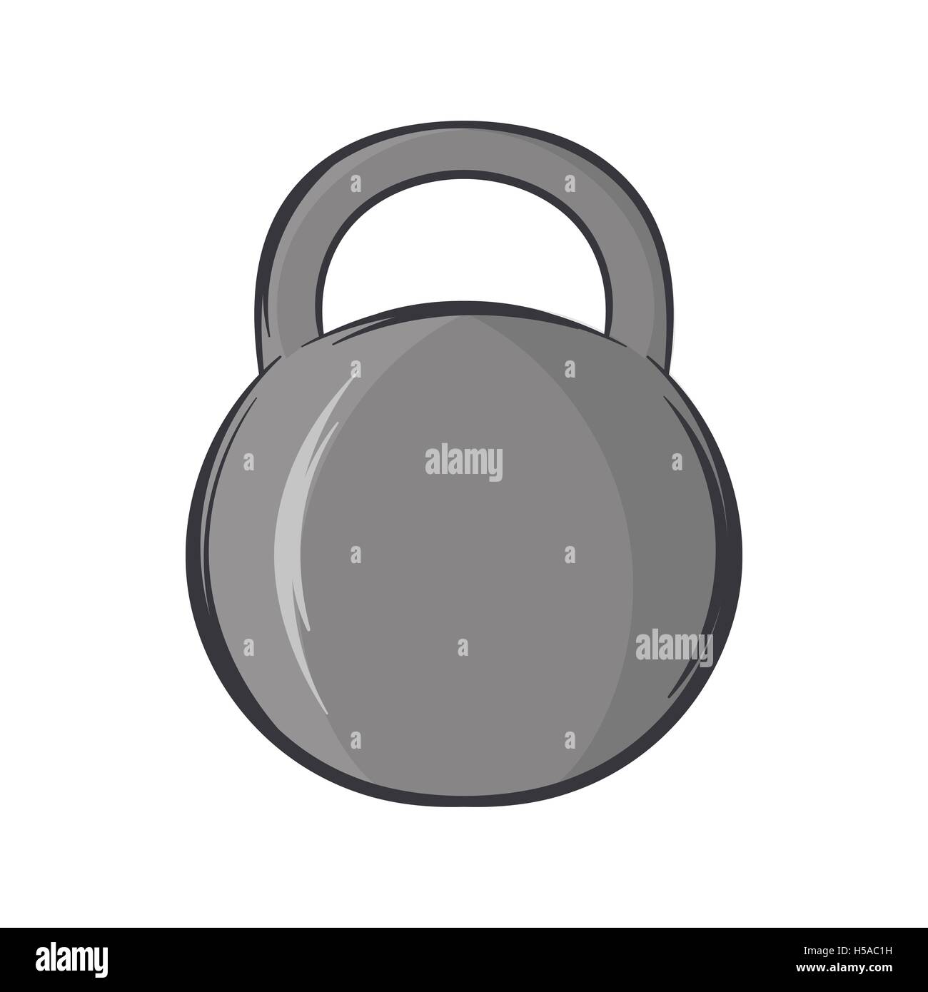 Icona del peso, in stile cartone animato Illustrazione Vettoriale