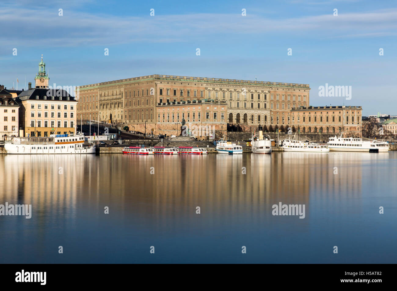 Il Palazzo Reale di Stoccolma, Svezia Foto Stock